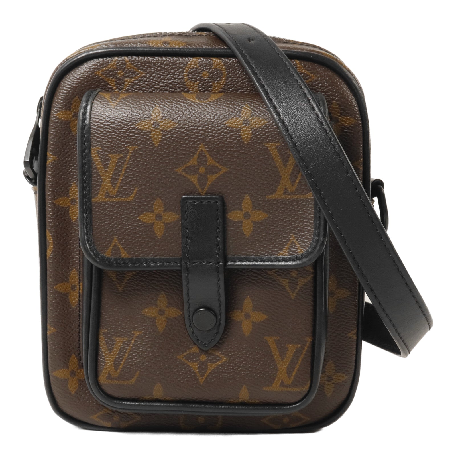 LOUIS VUITTON Monogram Macassar Christopher Wearable Wallet肩背袋