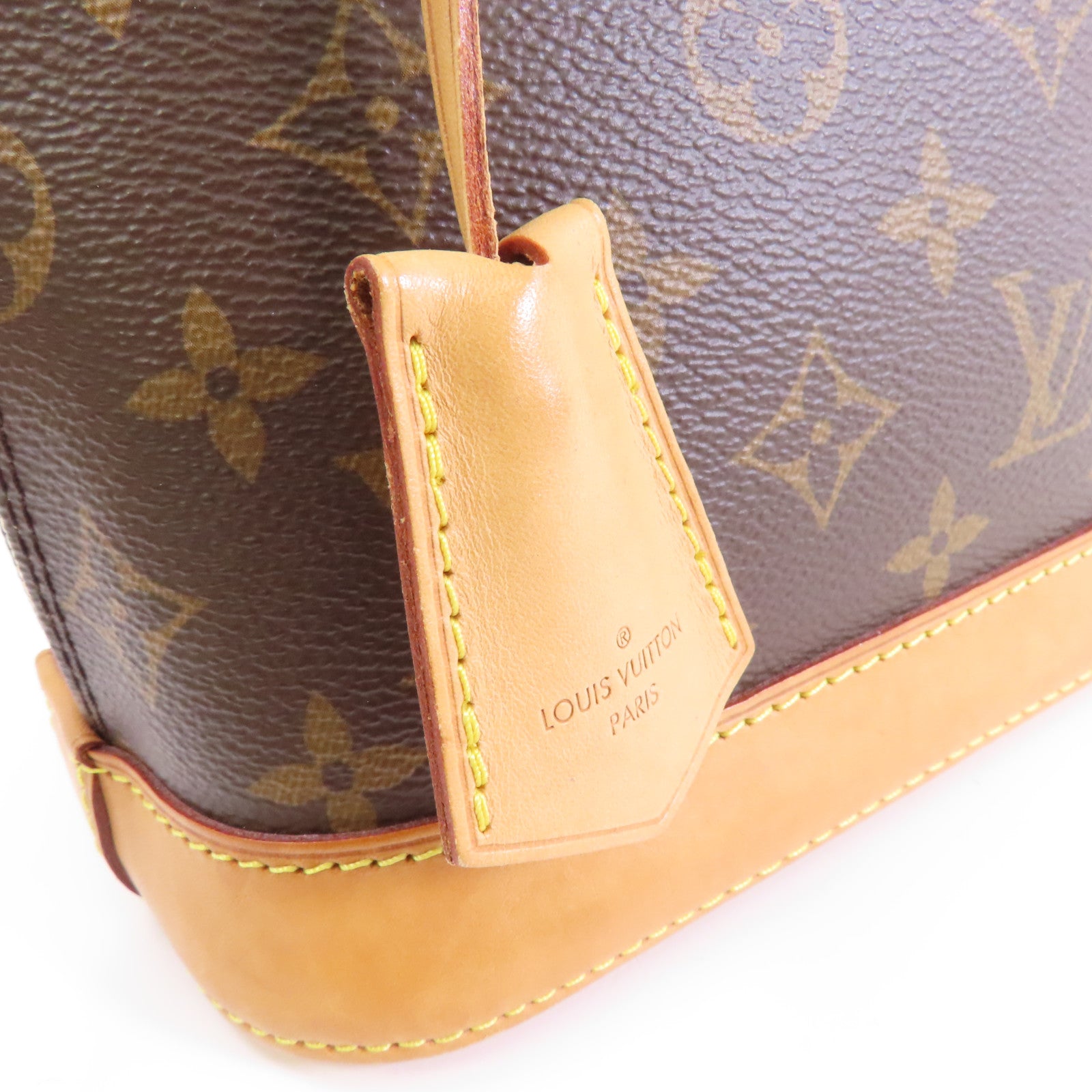 LOUIS VUITTON Monogram Alma BB金扣手挽肩背兩用袋啡色