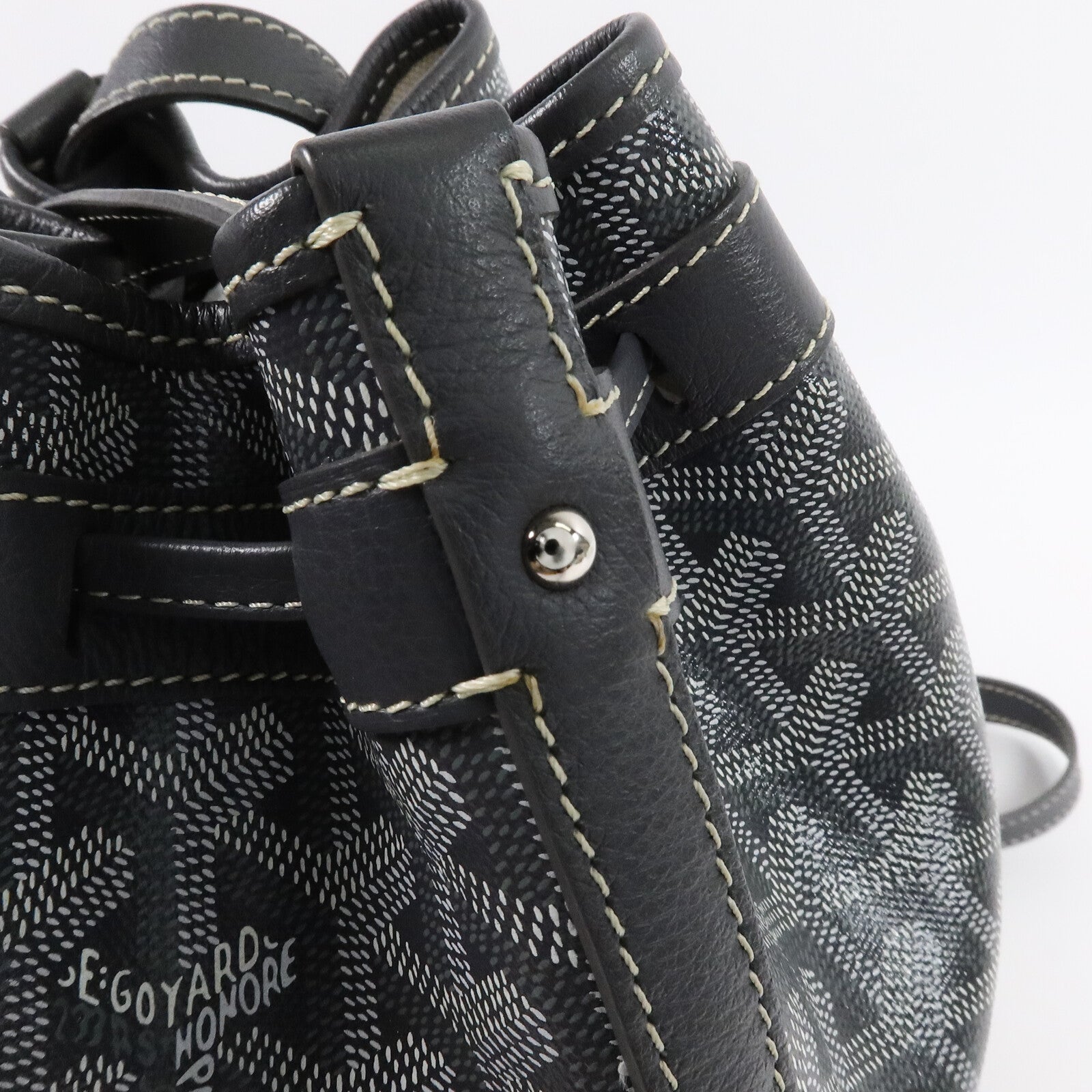 GOYARD 塗層帆布Petit Flot PM Bucket Bag肩背袋