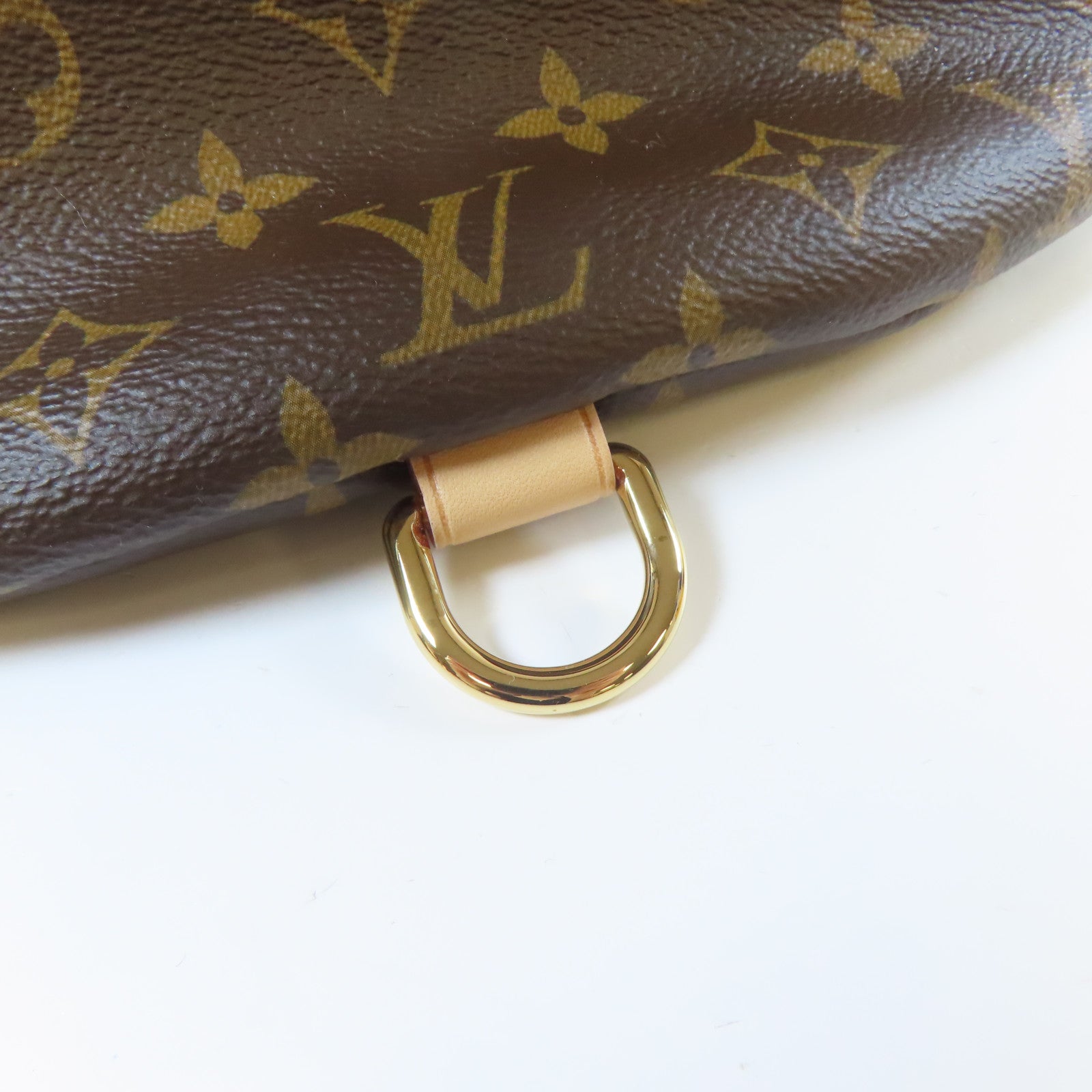 LOUIS VUITTON Monogram Bumbag金扣腰包啡色