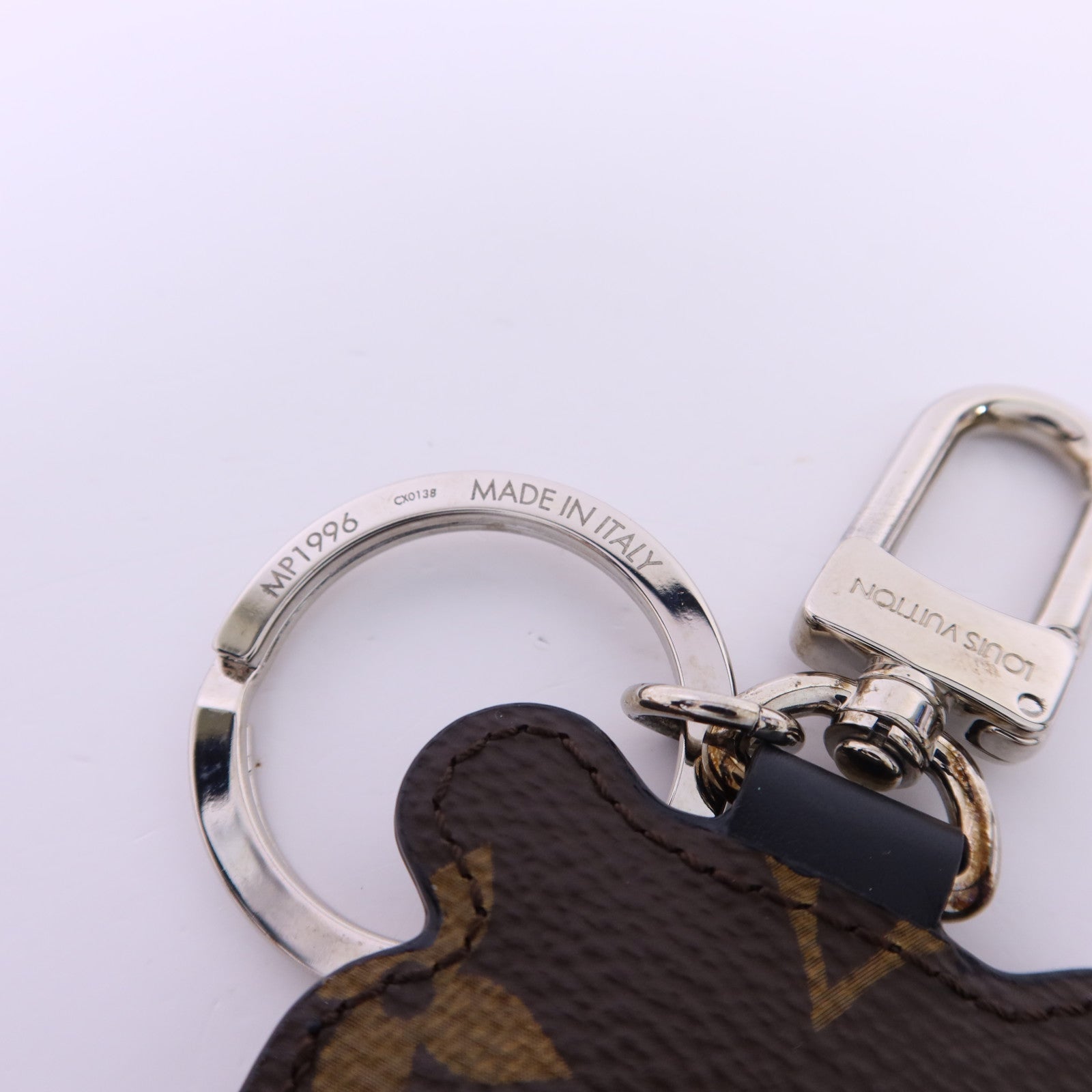 LOUIS VUITTON Monogram Porte Cle Animal Tiger掛飾