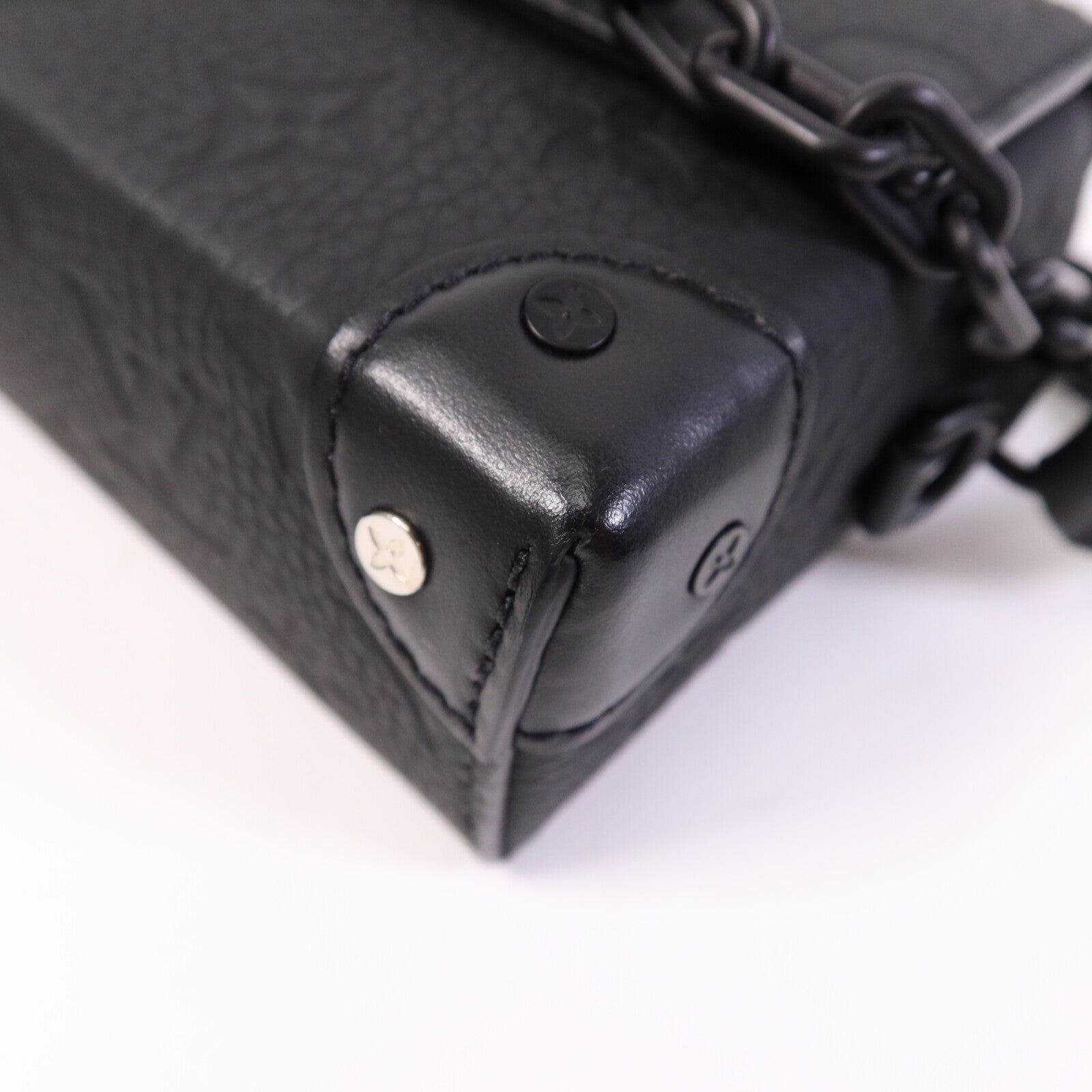 LOUIS VUITTON Monogram Taurillon Steamer Wearable Wallet扣肩背袋