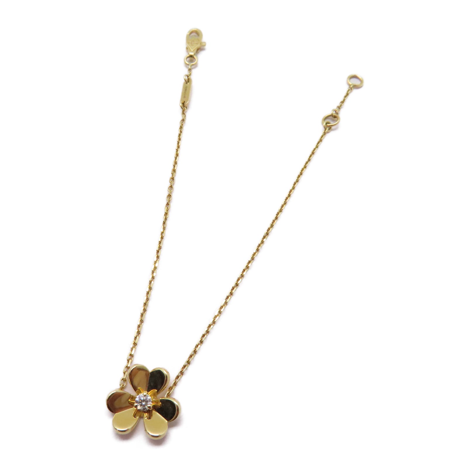 Van Cleef & Arpels 【激減優惠】18K黃金Frivole Mini Diamond Bracelet 0.05ct鑽石手鏈
