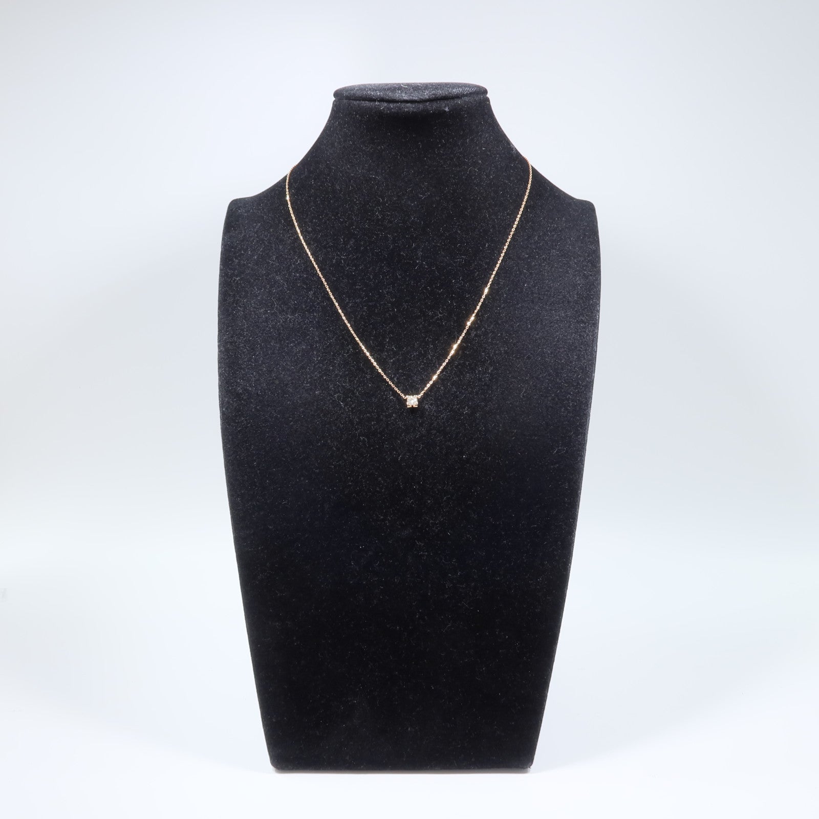 CARTIER 18K玫瑰金D'Amour鑽石項鍊