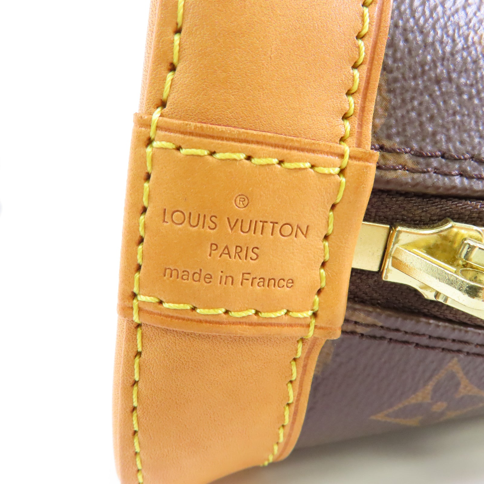 LOUIS VUITTON Monogram Alma BB金扣手挽肩背兩用袋啡色