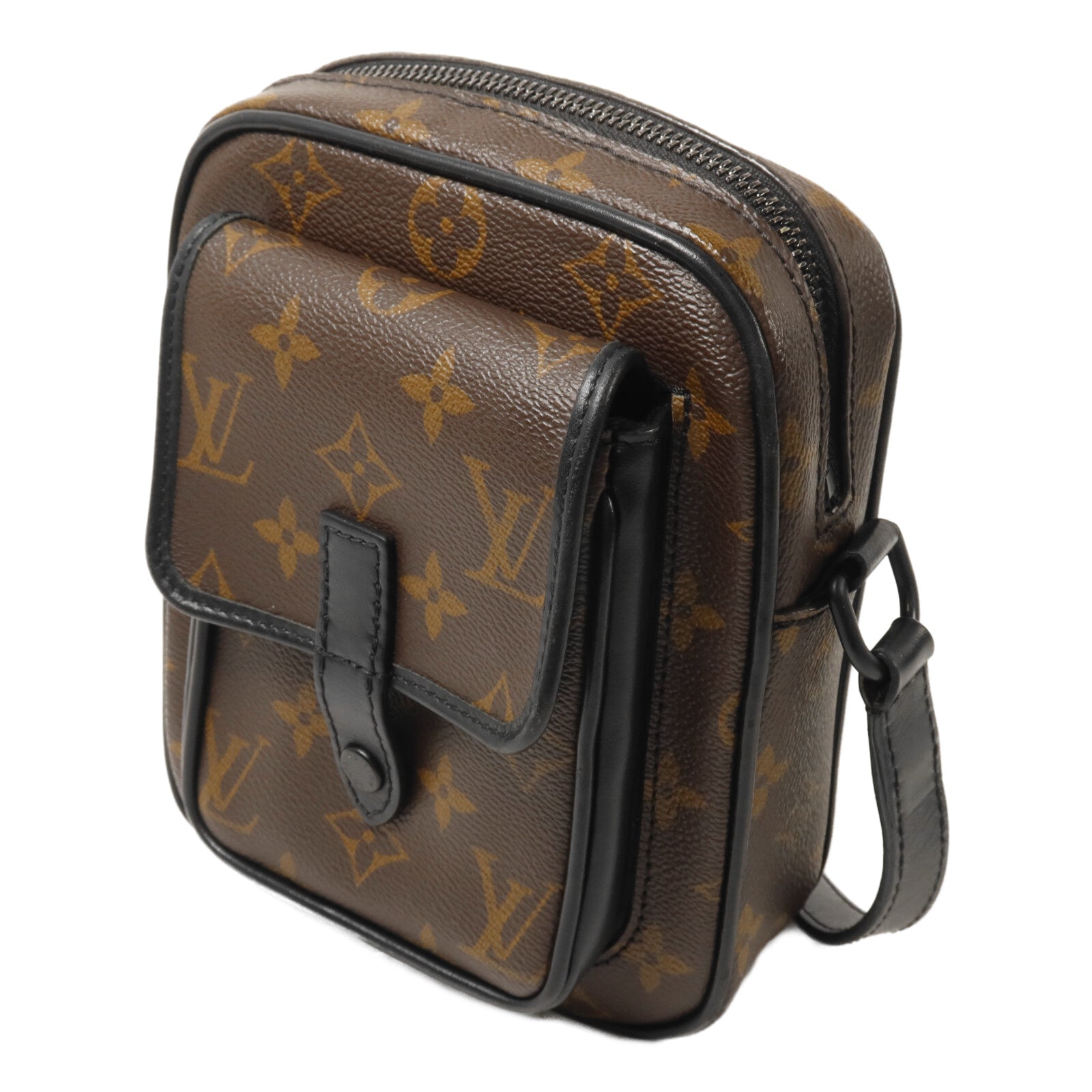 LOUIS VUITTON Monogram Macassar Christopher Wearable Wallet肩背袋