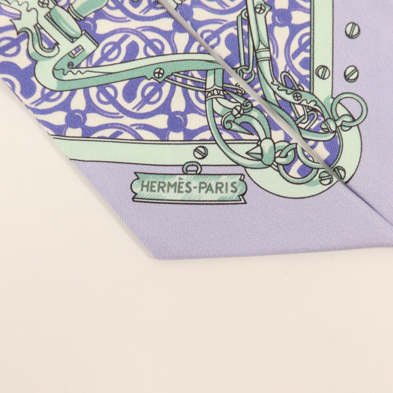 HERMES 絲質Twilly絲巾