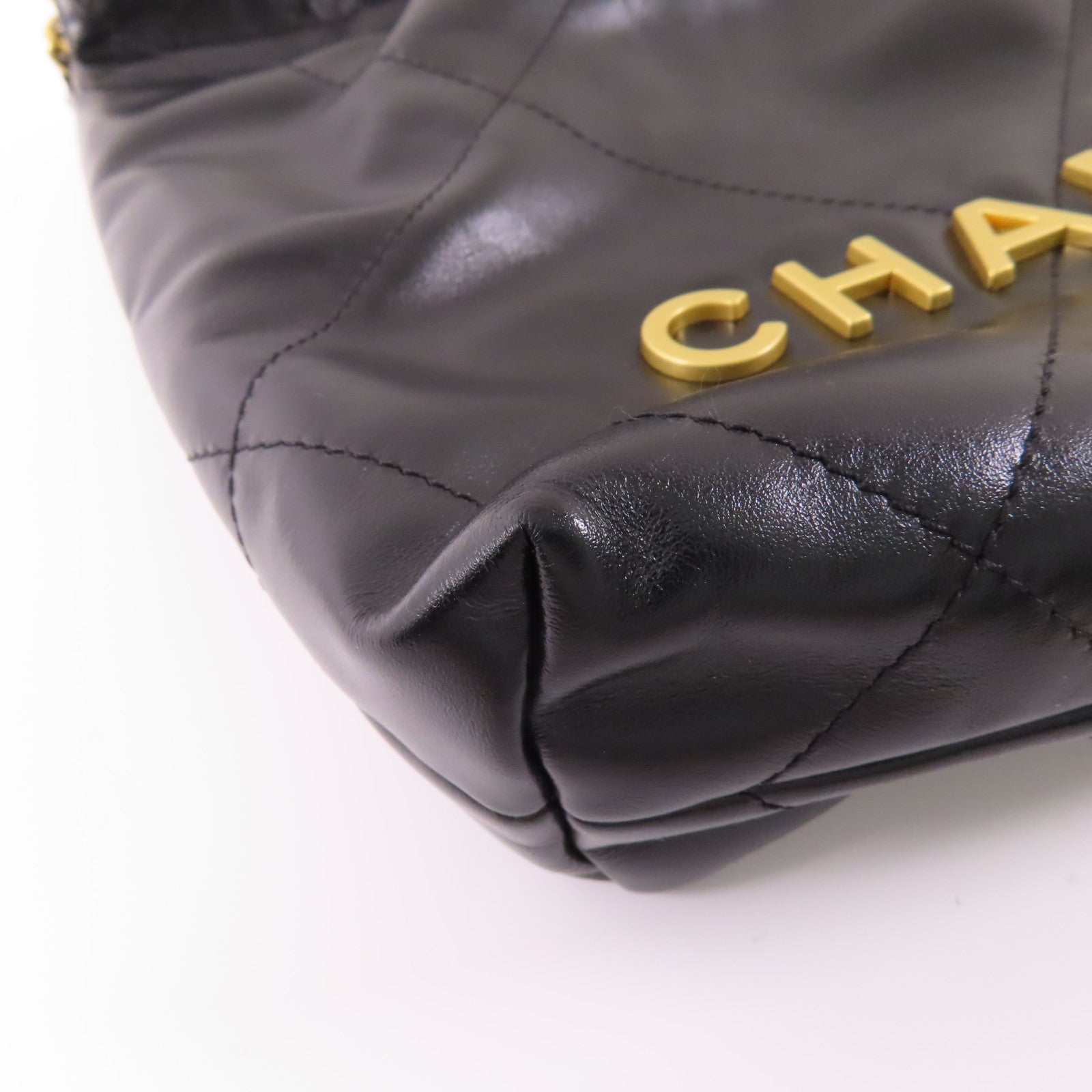 CHANEL 羊皮皮革Chanel 22 Mini金扣手挽肩背兩用袋