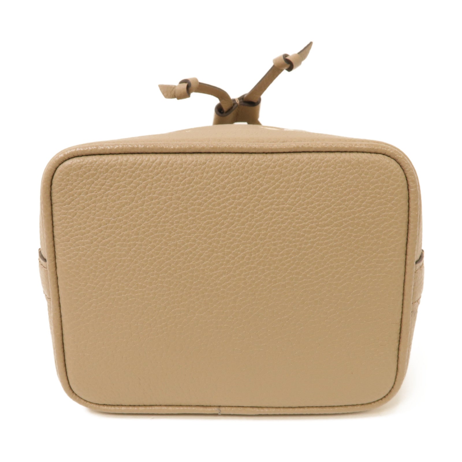 LOUIS VUITTON Monogram Empreinte Nano Noe金扣手挽肩背兩用袋米灰色