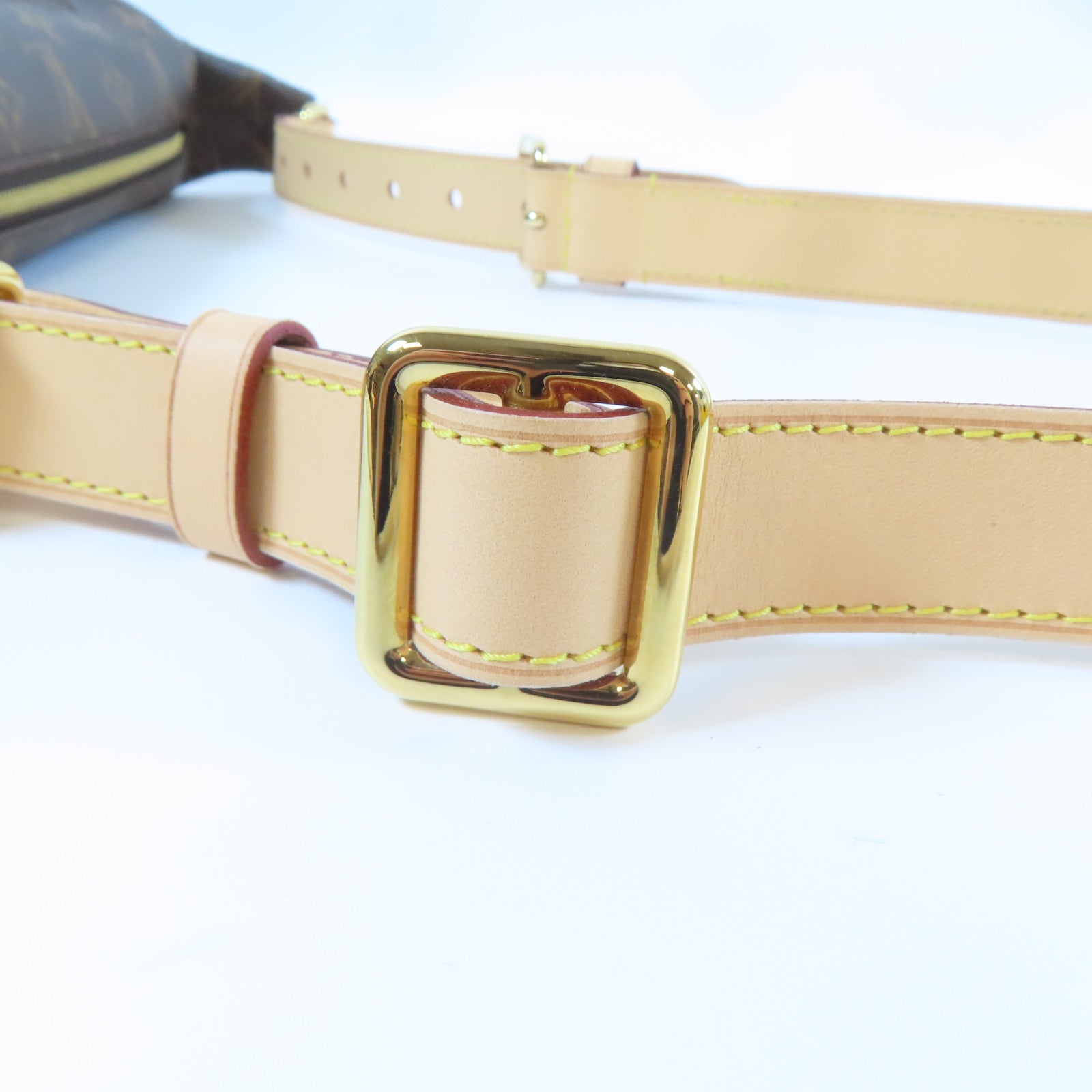LOUIS VUITTON Monogram Bumbag金扣腰包啡色