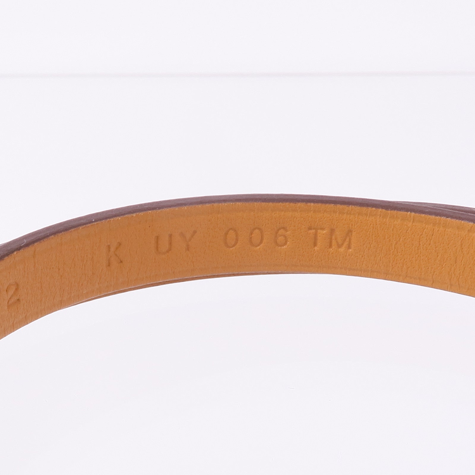 HERMES Swift皮革Pop H Double Tour金扣手帶Nata