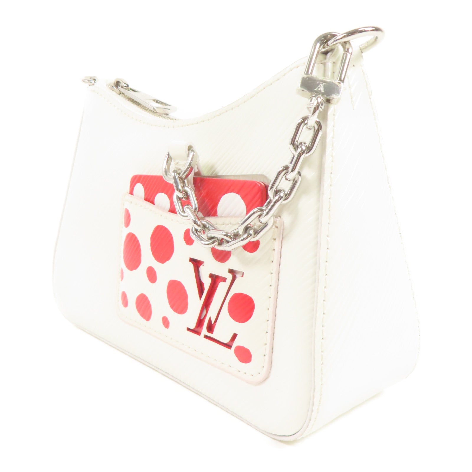 LOUIS VUITTON Epi LV x YK Marellini銀扣手挽肩背兩用袋