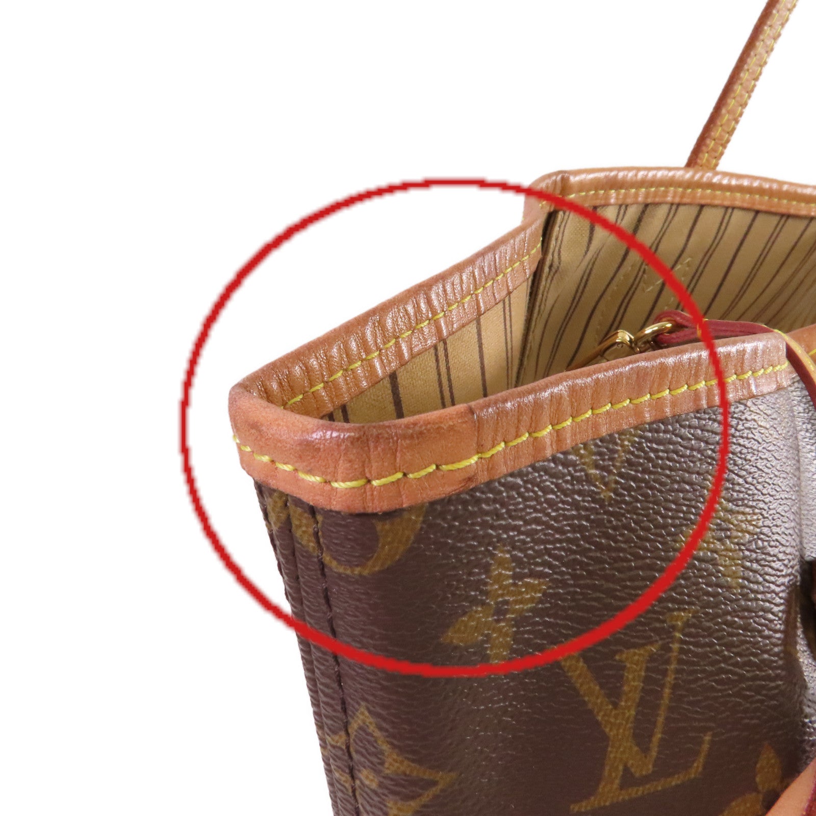 LOUIS VUITTON Monogram Neverfull GM Tote Bag金扣肩背袋啡色