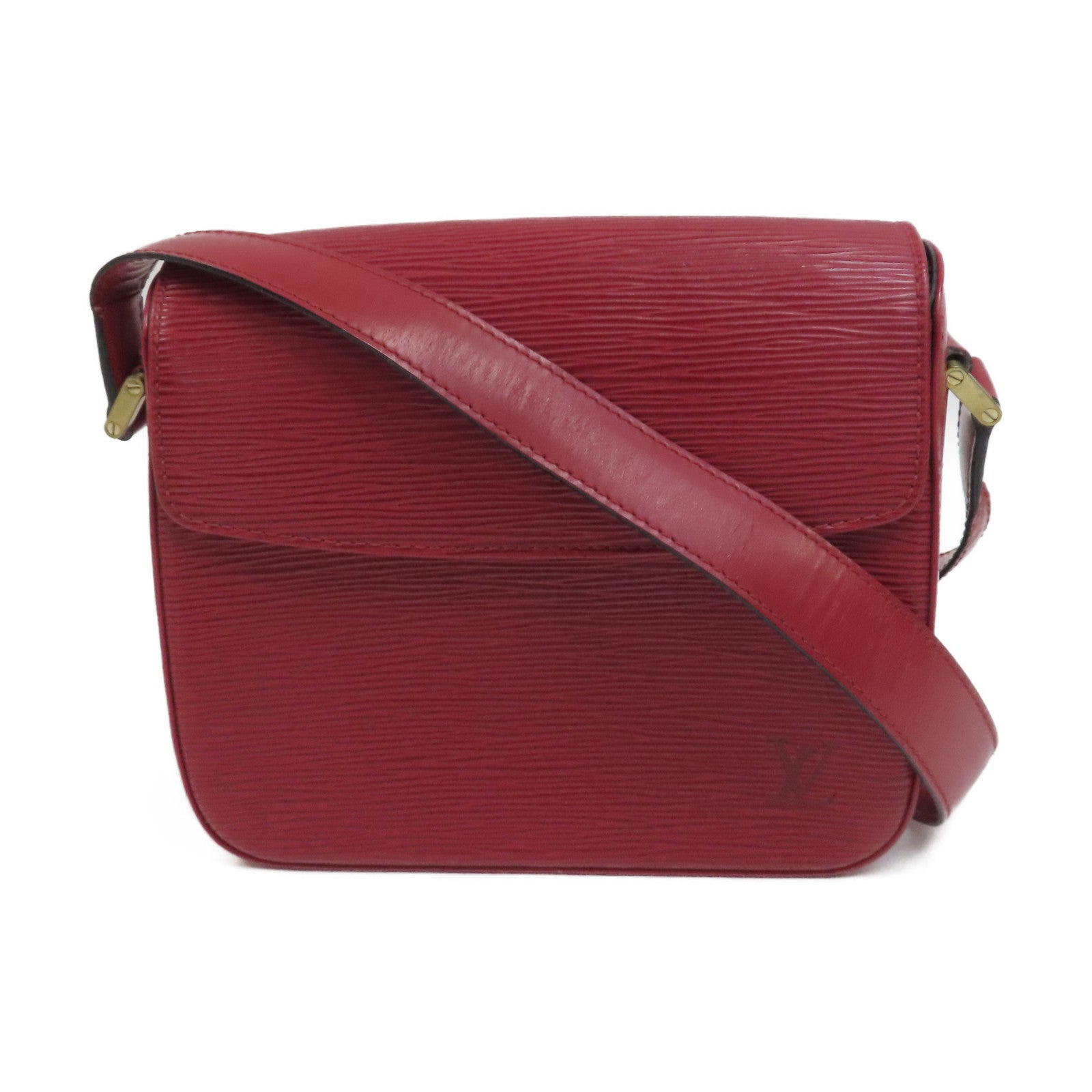 LOUIS VUITTON 【激減優惠】Epi Bushi金扣肩背袋紅色