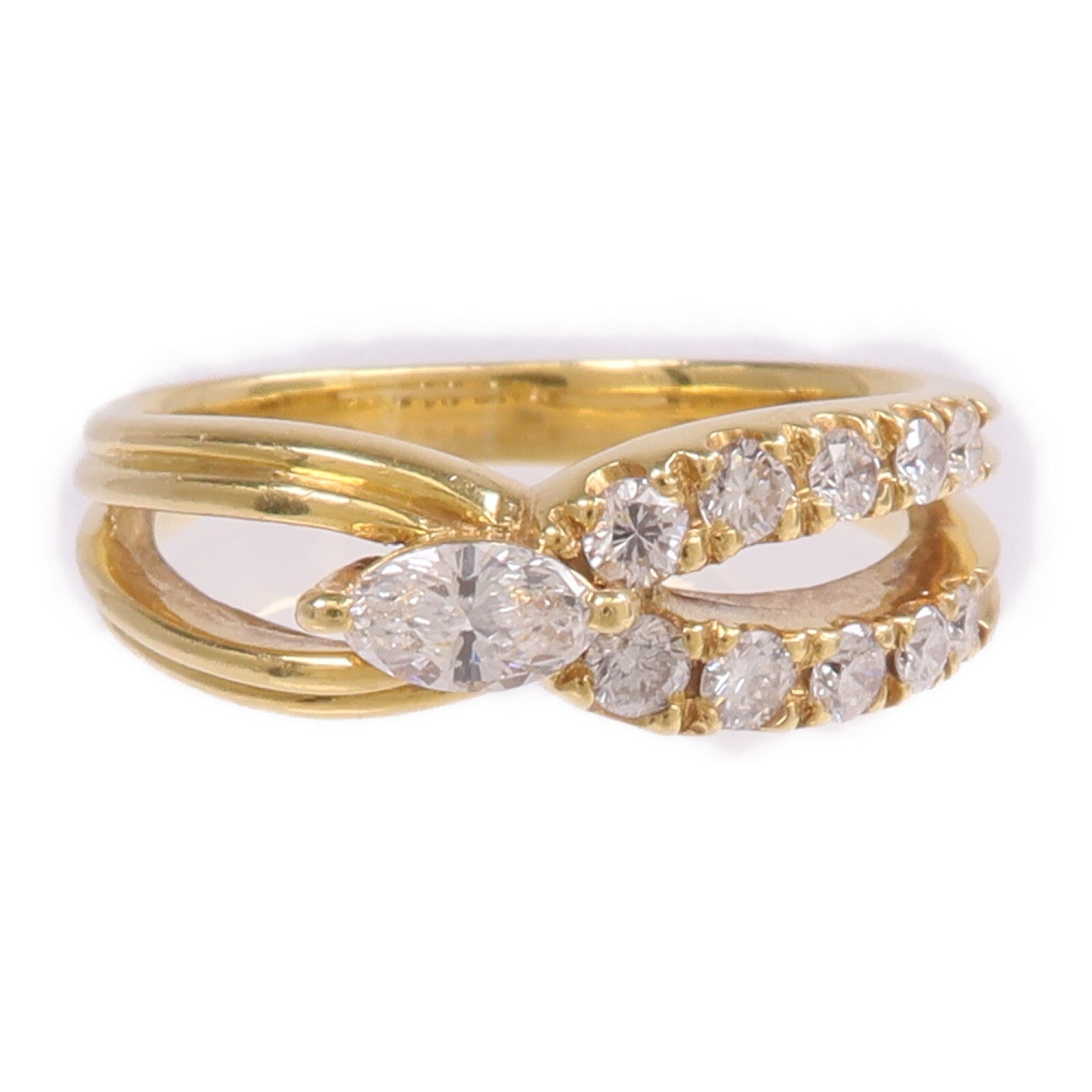 JEWELRY 18K黃金Diamond Ring鑽石戒指US#6.5