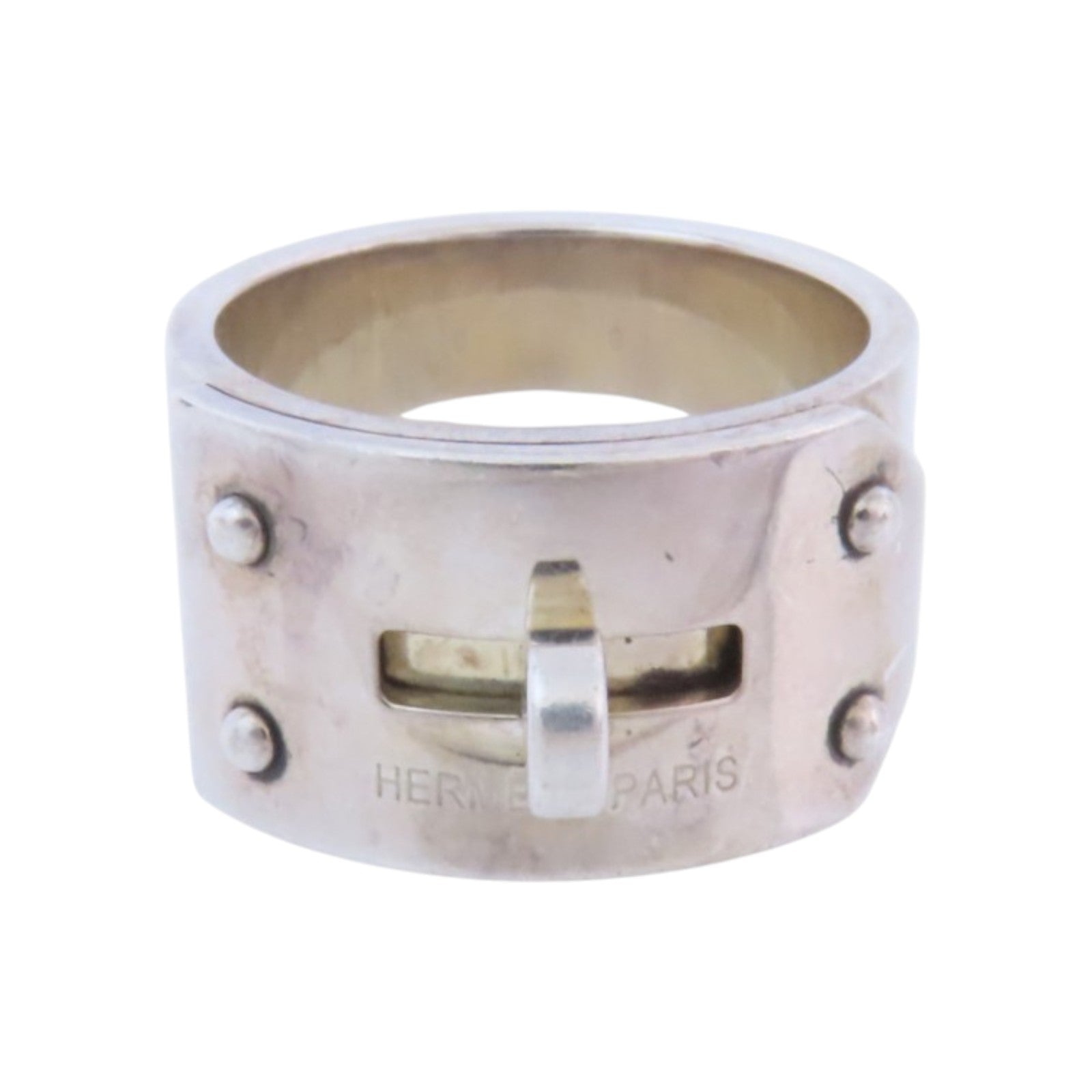 HERMES 925純銀Kelly Ring戒指#56/US#7.5