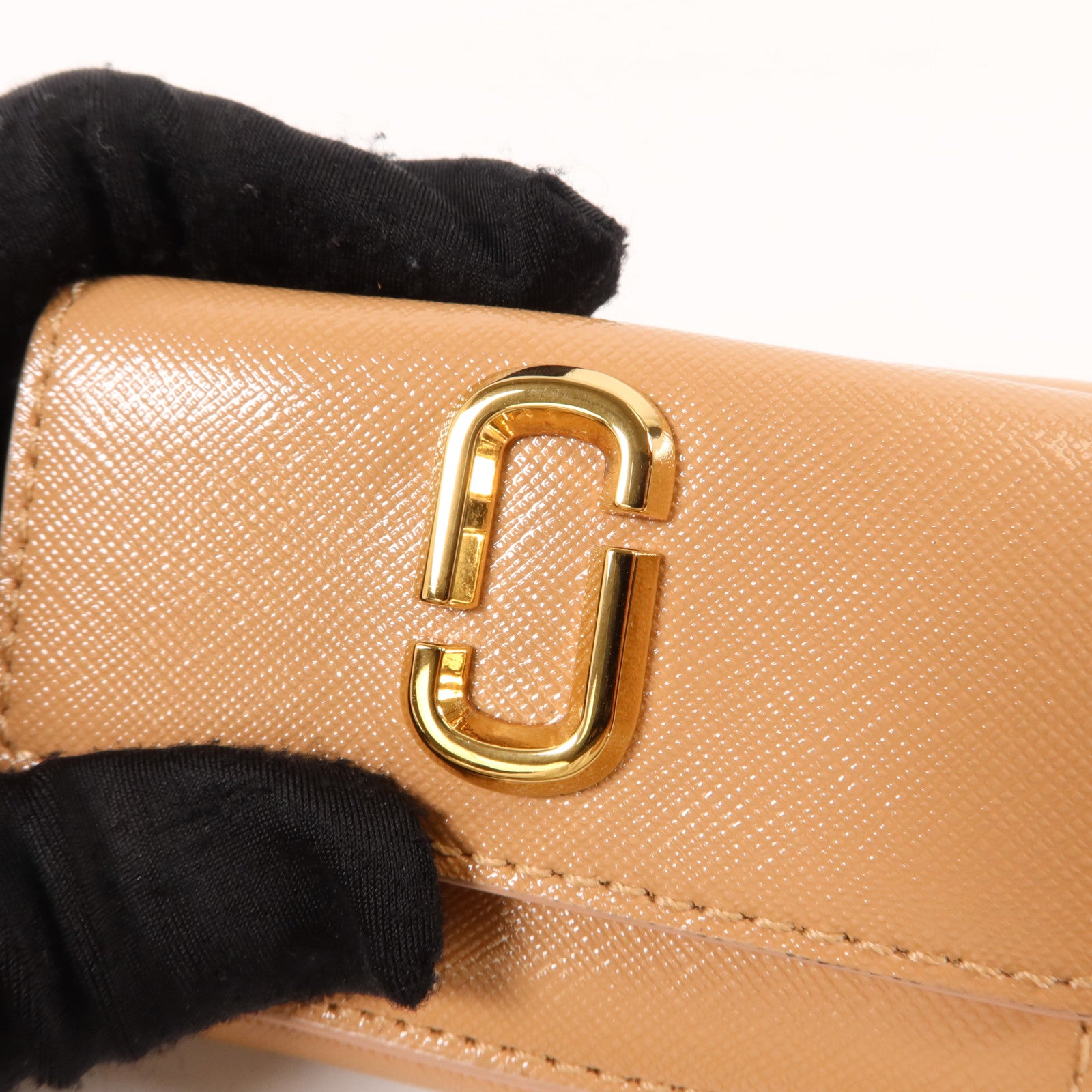 MARC JACOBS 牛皮皮革Snapshot Mini Trifold Wallet錢包