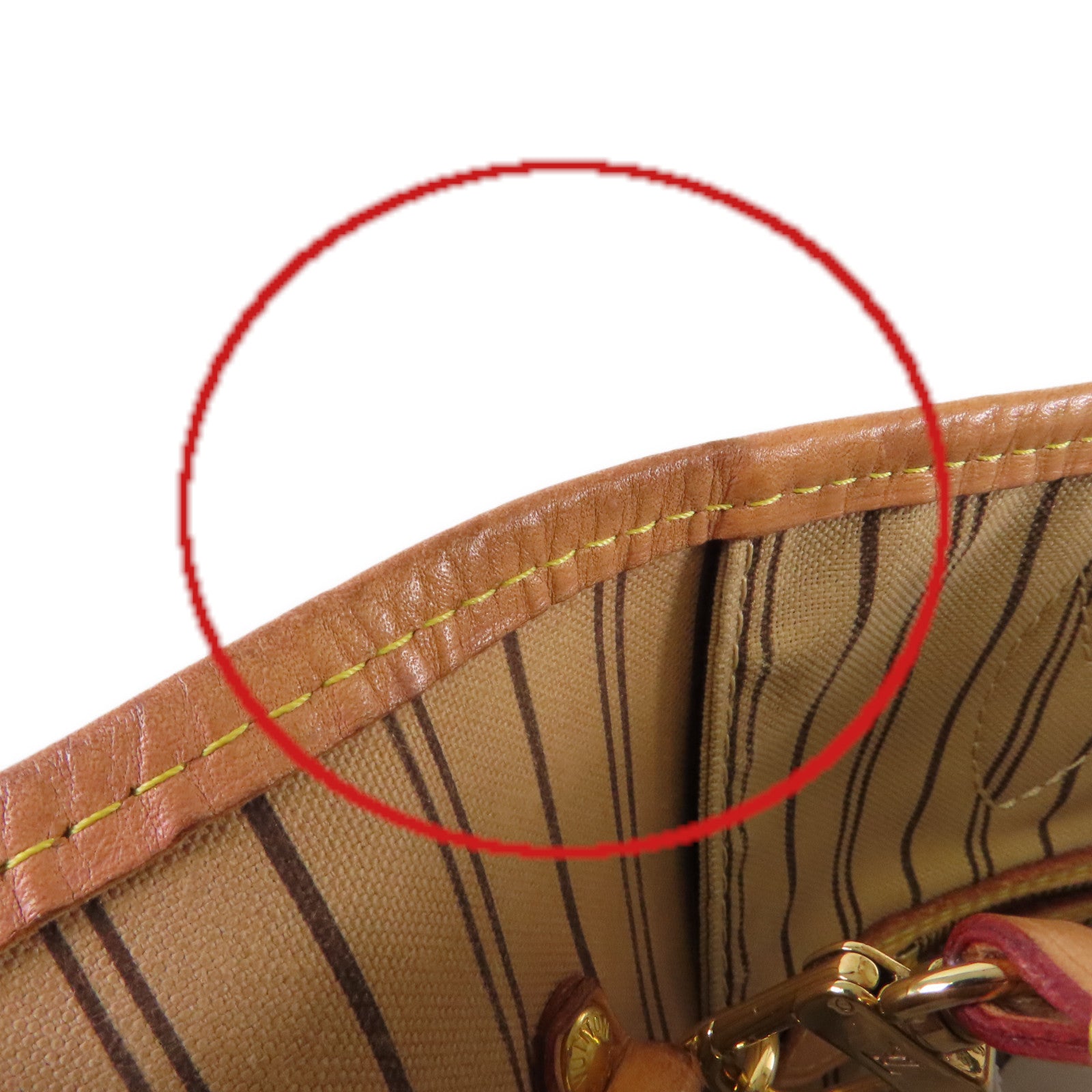 LOUIS VUITTON Monogram Neverfull GM Tote Bag金扣肩背袋啡色