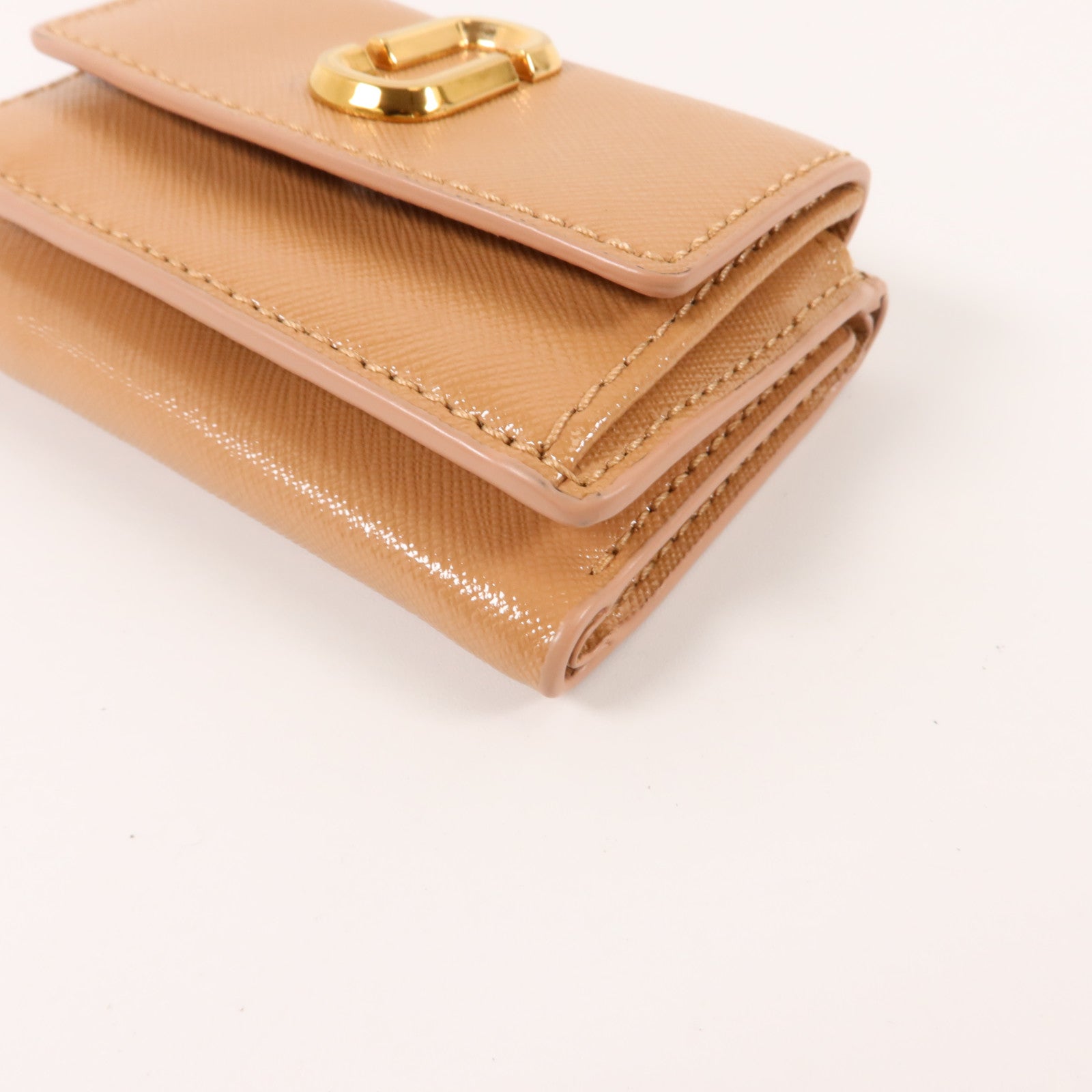 MARC JACOBS 牛皮皮革Snapshot Mini Trifold Wallet錢包