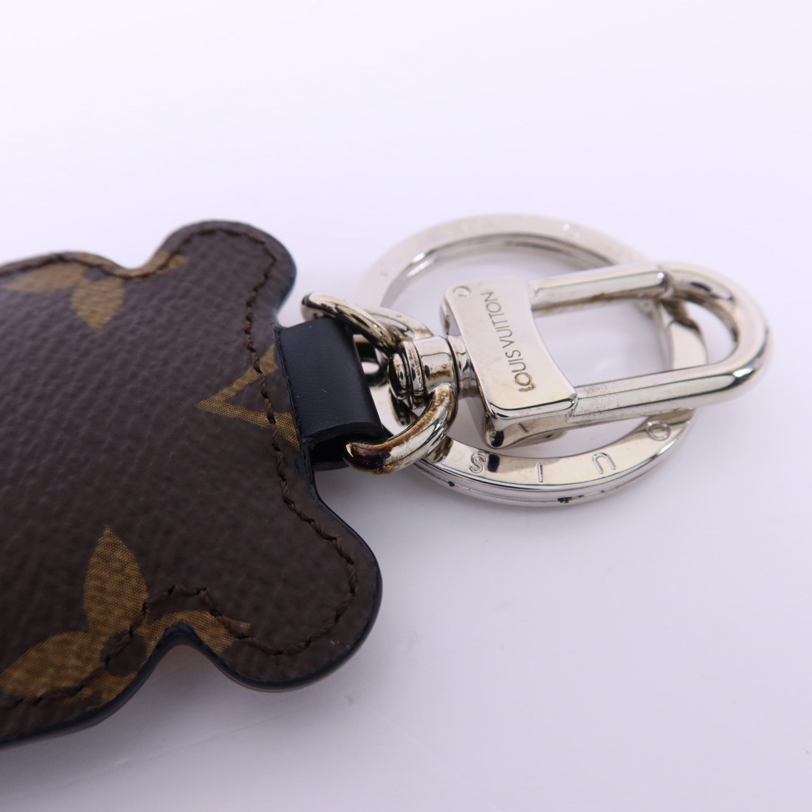 LOUIS VUITTON Monogram Porte Cle Animal Tiger掛飾