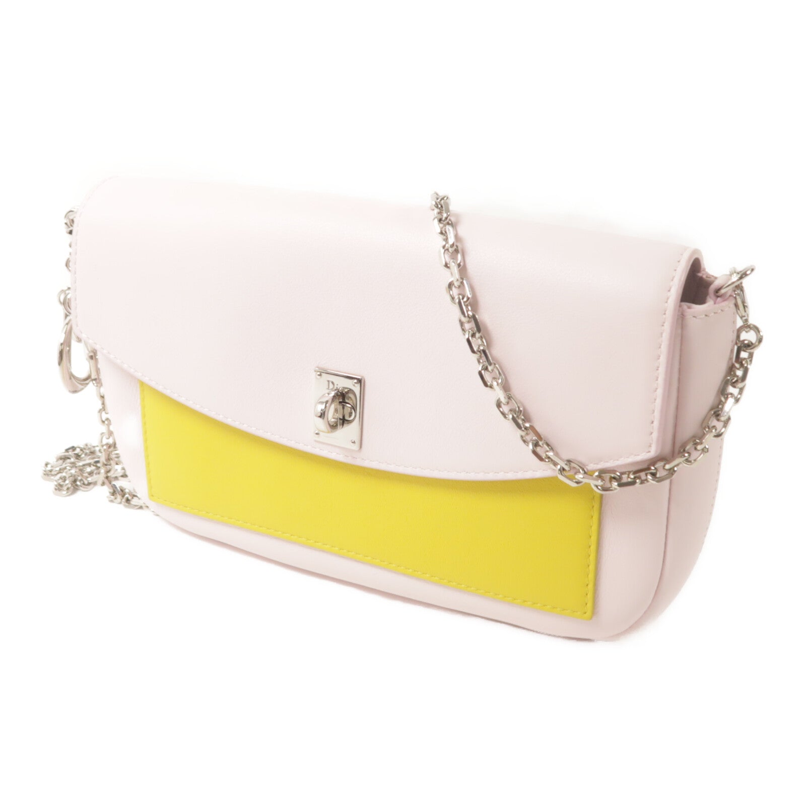 Dior 牛皮皮革Shoulder Bag鏈帶肩背袋