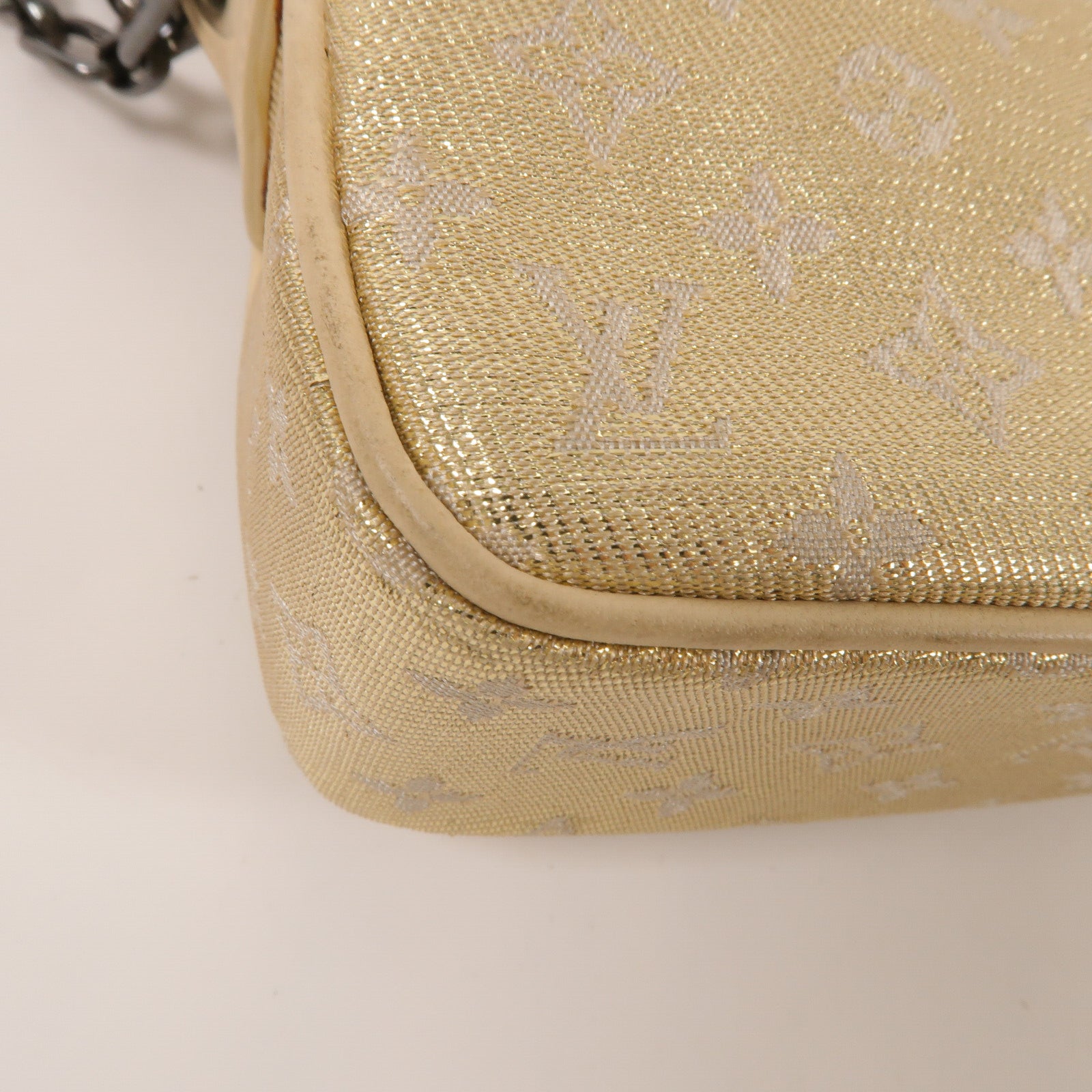 LOUIS VUITTON Monogram Shine McKenna鏈帶肩背袋