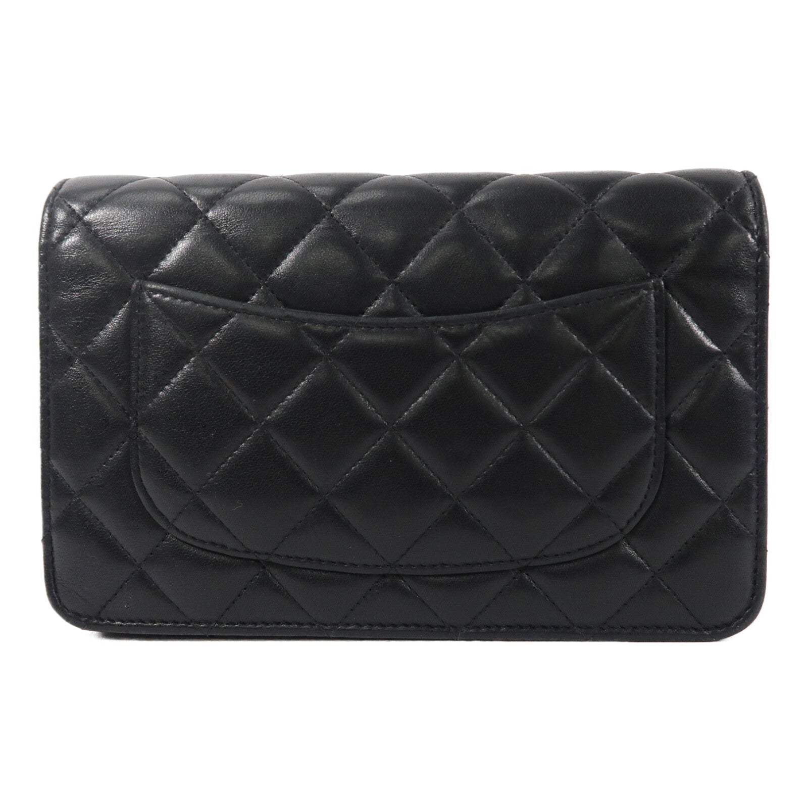 CHANEL 羊皮皮革WOC Wallet On Chain鏈帶肩背袋
