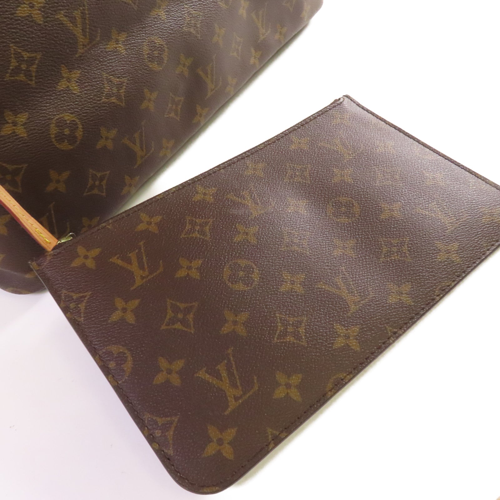 LOUIS VUITTON Monogram Neverfull GM Tote Bag金扣肩背袋啡色