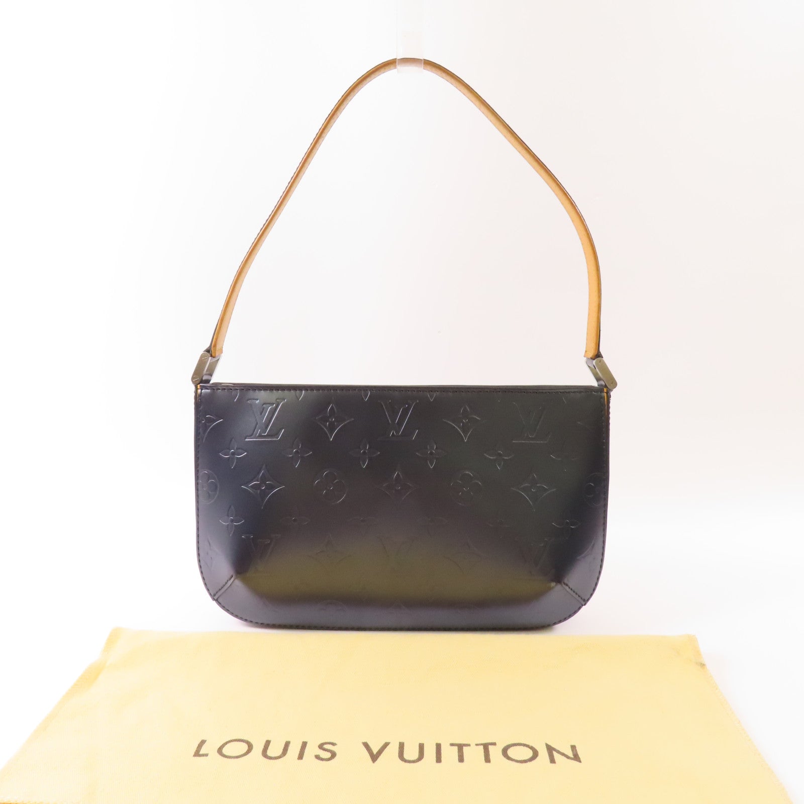 LOUIS VUITTON Monogram Mat Fowler銀扣肩背袋