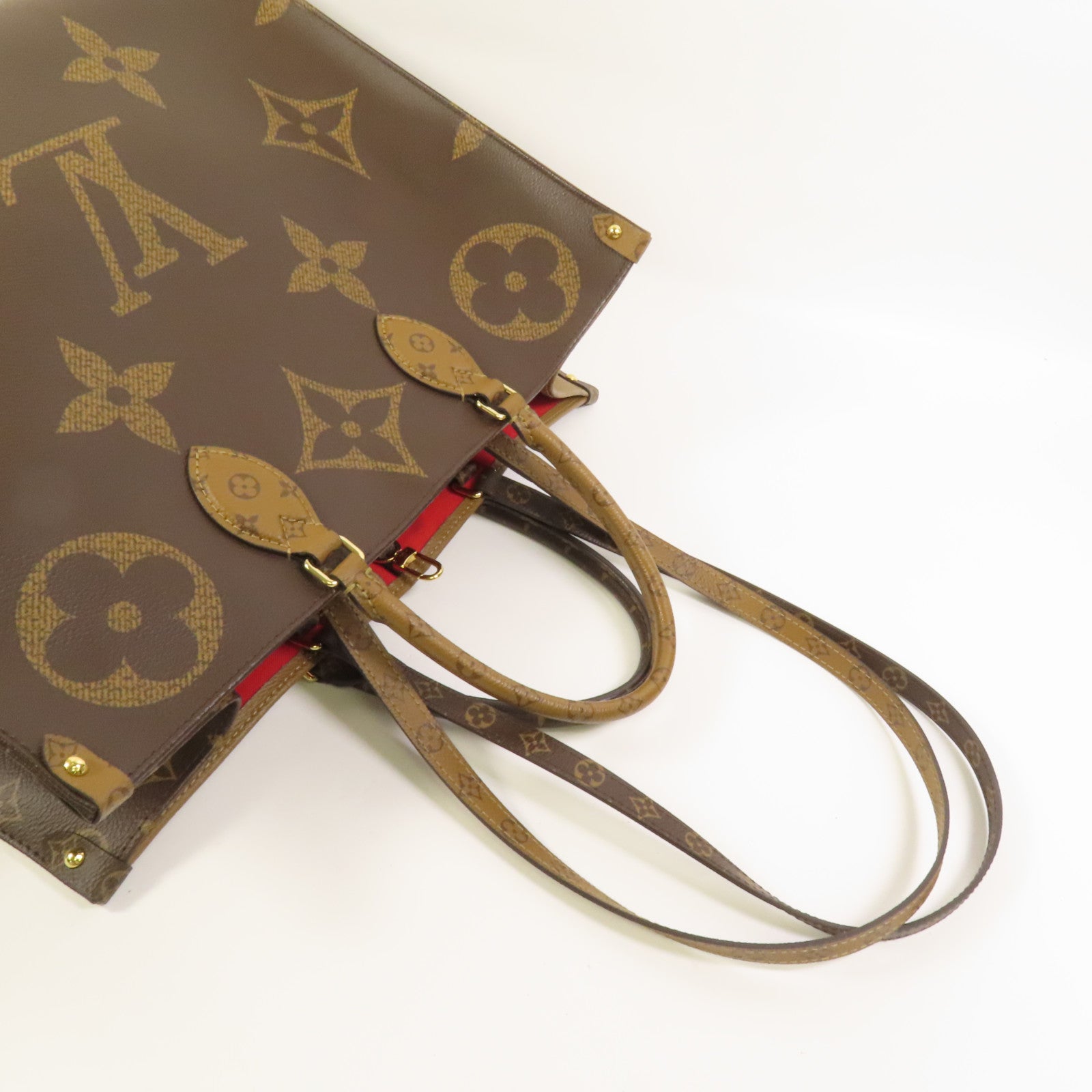 LOUIS VUITTON 【激減優惠】Monogram Giant OnTheGo GM金扣手挽肩背兩用袋