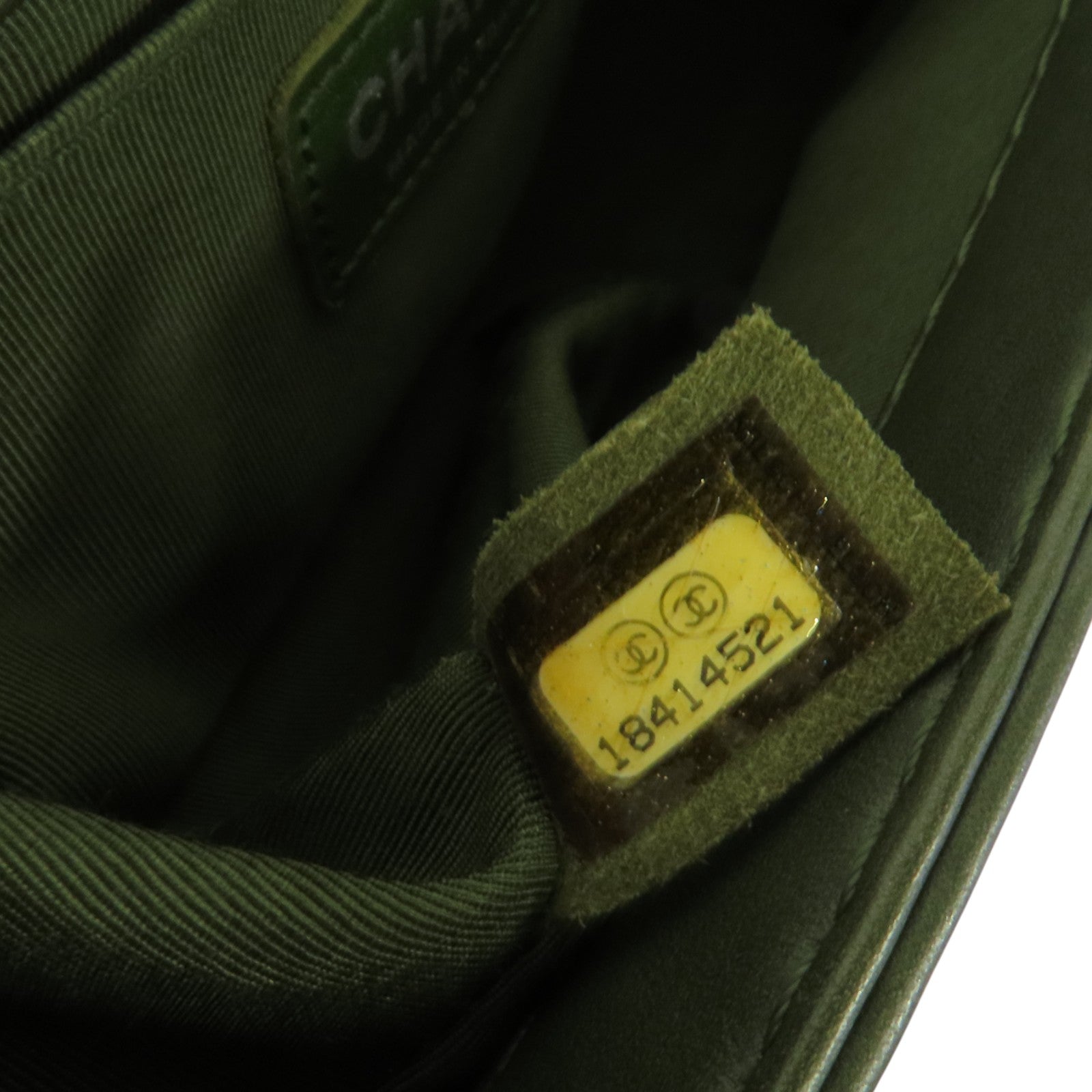 CHANEL 羊皮皮革Boy 20鏈帶肩背袋