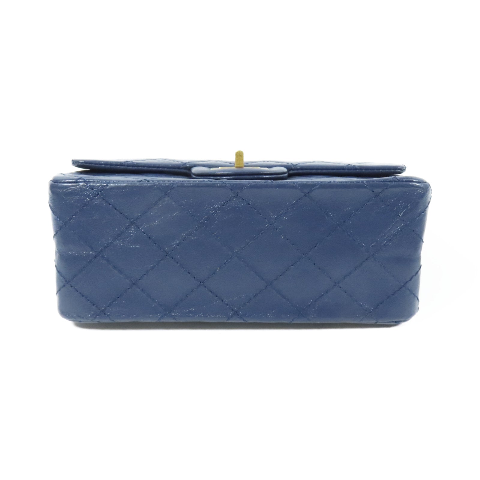 CHANEL 牛皮皮革2.55金扣鏈帶肩背袋