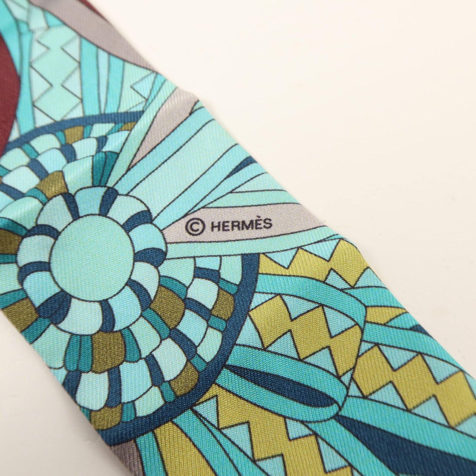 HERMES 絲質Twilly絲巾