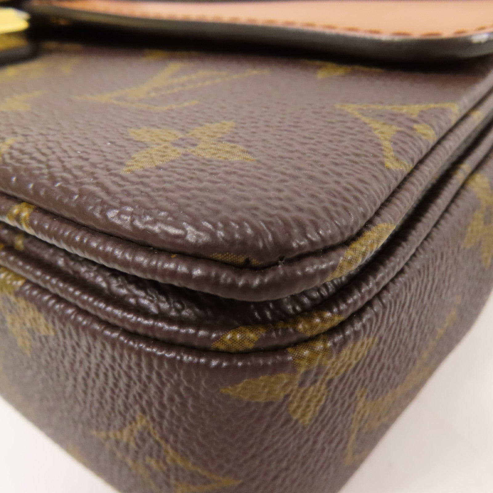 LOUIS VUITTON 【激減優惠】Monogram Marceau金扣鏈帶肩背袋棕色