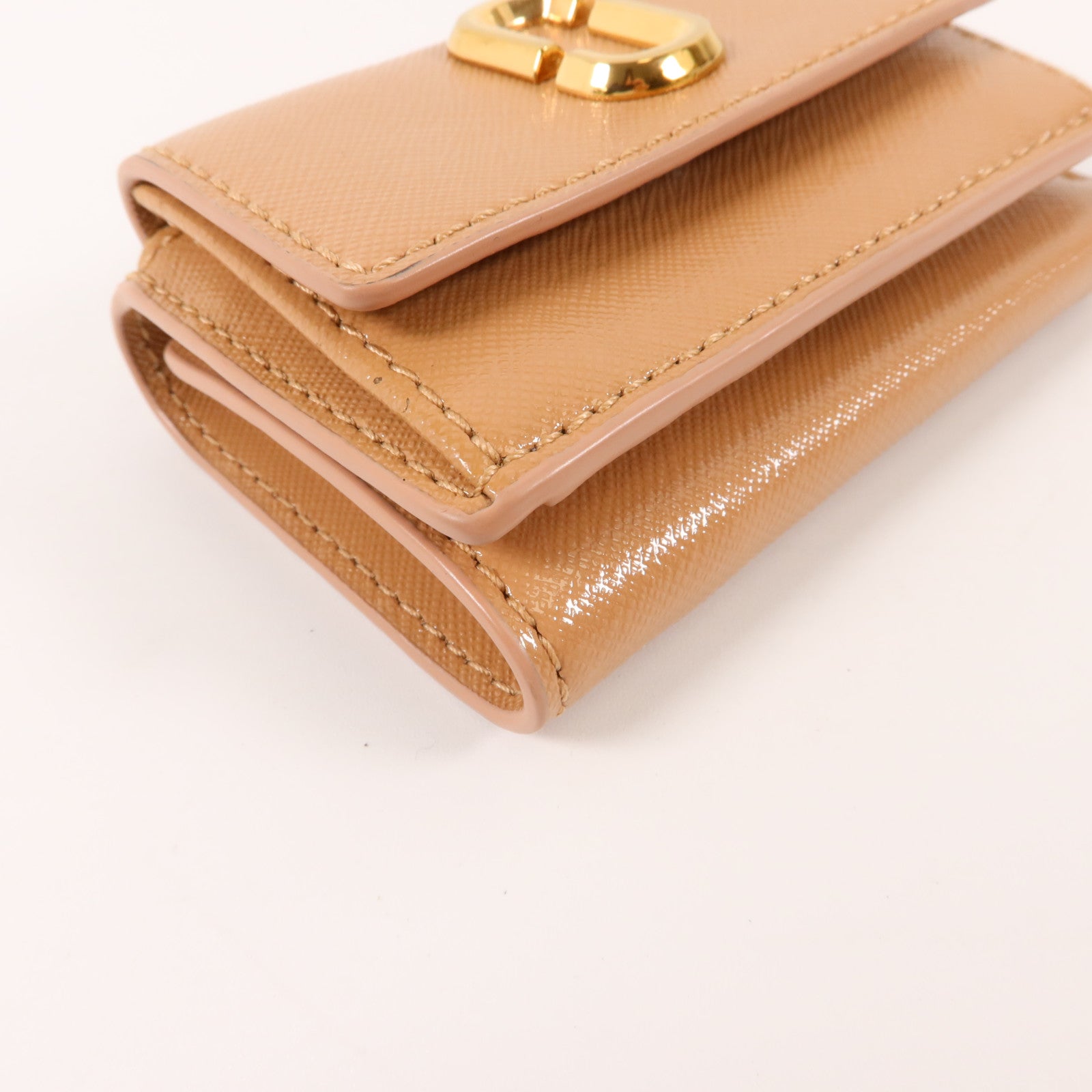 MARC JACOBS 牛皮皮革Snapshot Mini Trifold Wallet錢包
