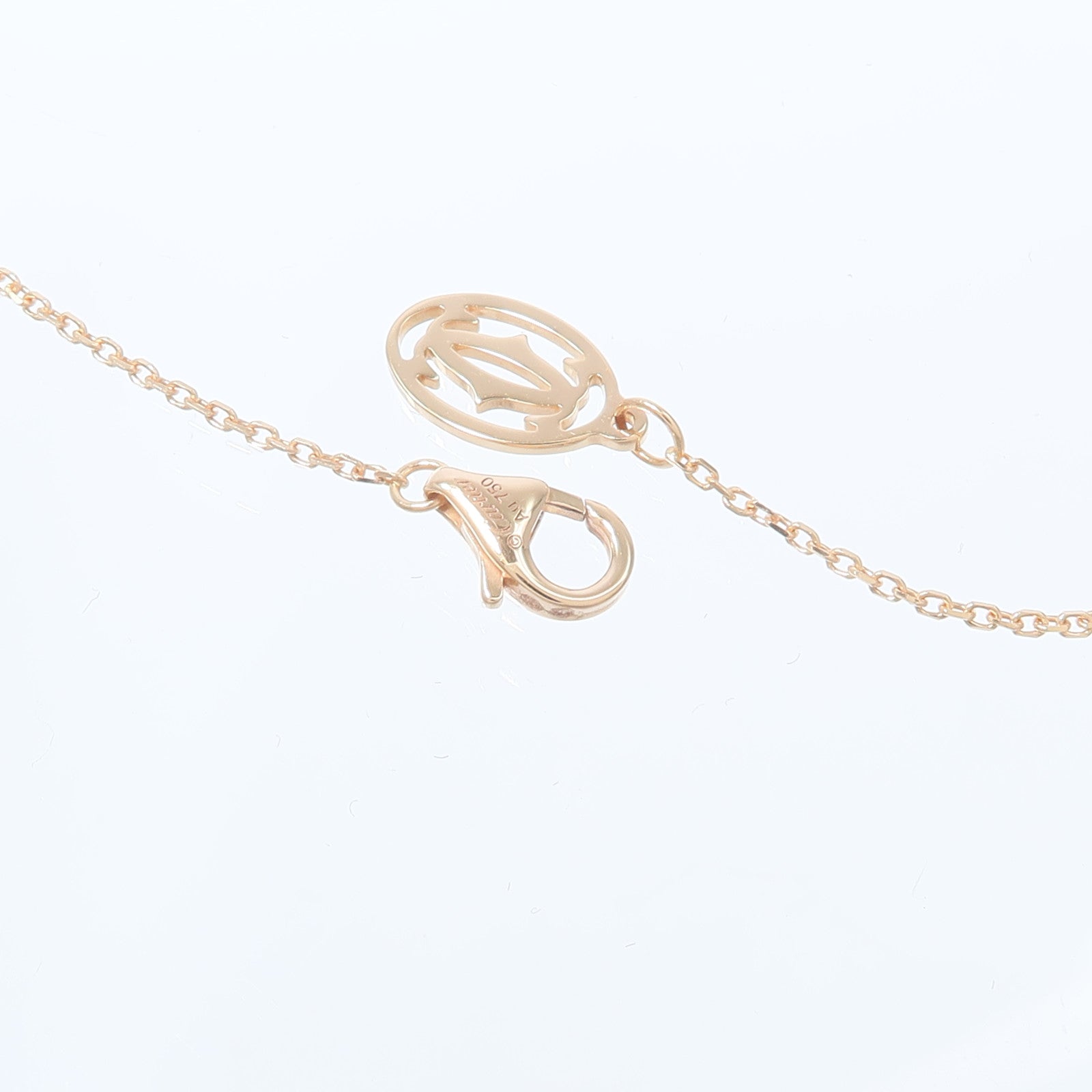 CARTIER 18K玫瑰金D'Amour鑽石項鍊