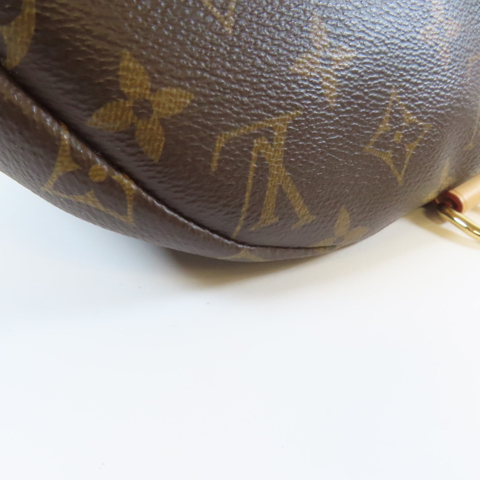LOUIS VUITTON Monogram Bumbag金扣腰包啡色