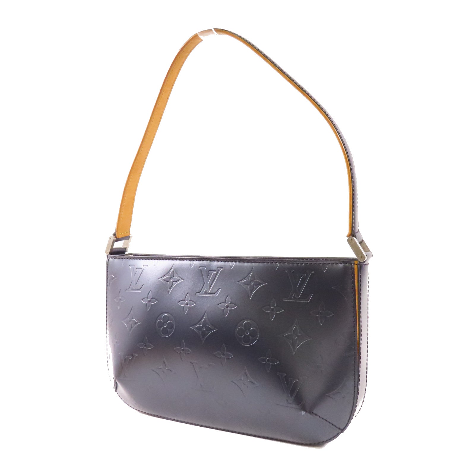LOUIS VUITTON Monogram Mat Fowler銀扣肩背袋