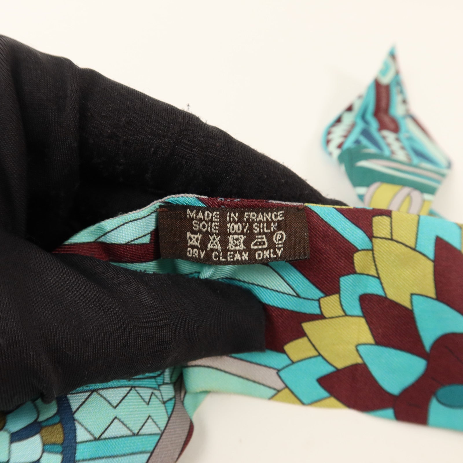 HERMES 絲質Twilly絲巾
