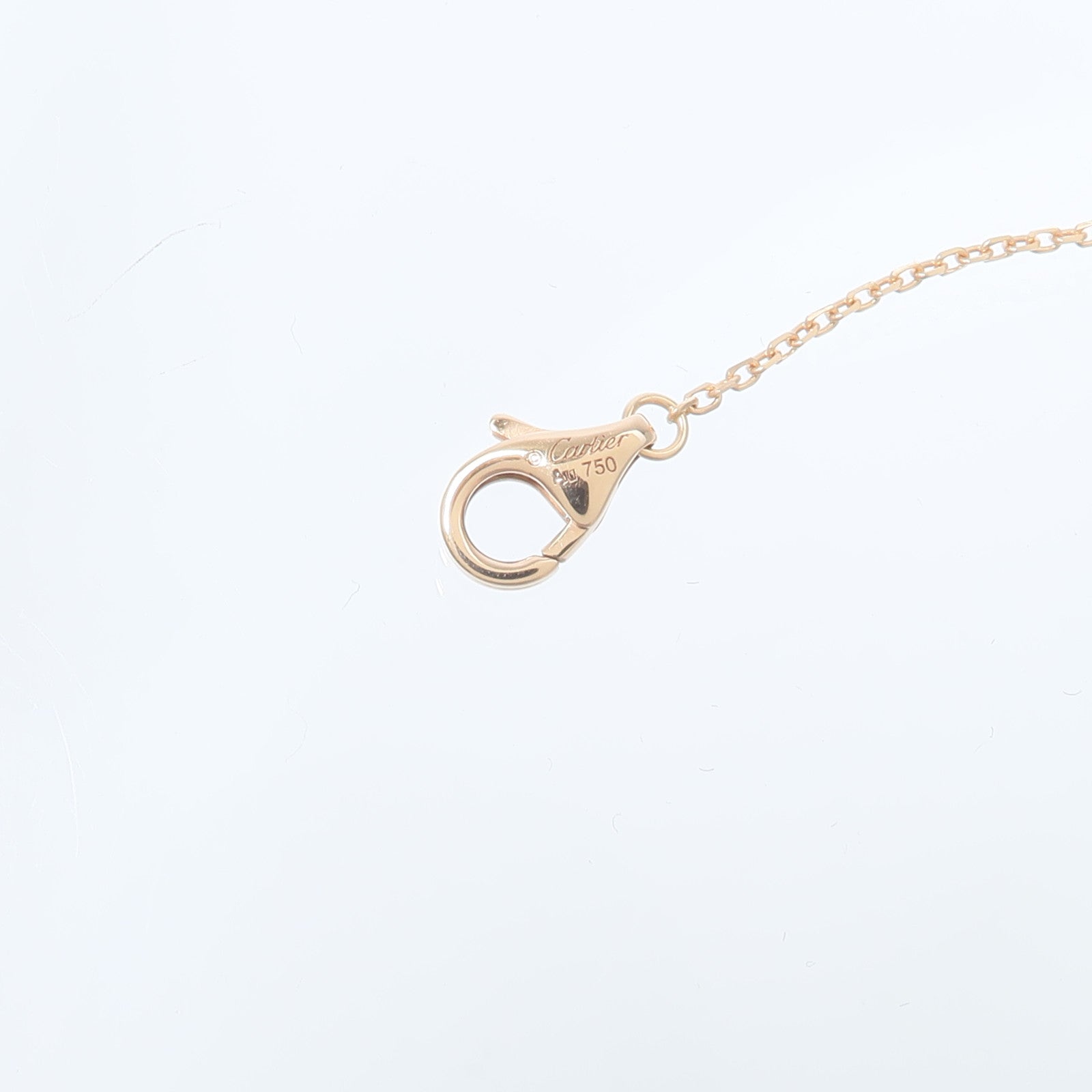 CARTIER 18K玫瑰金D'Amour鑽石項鍊