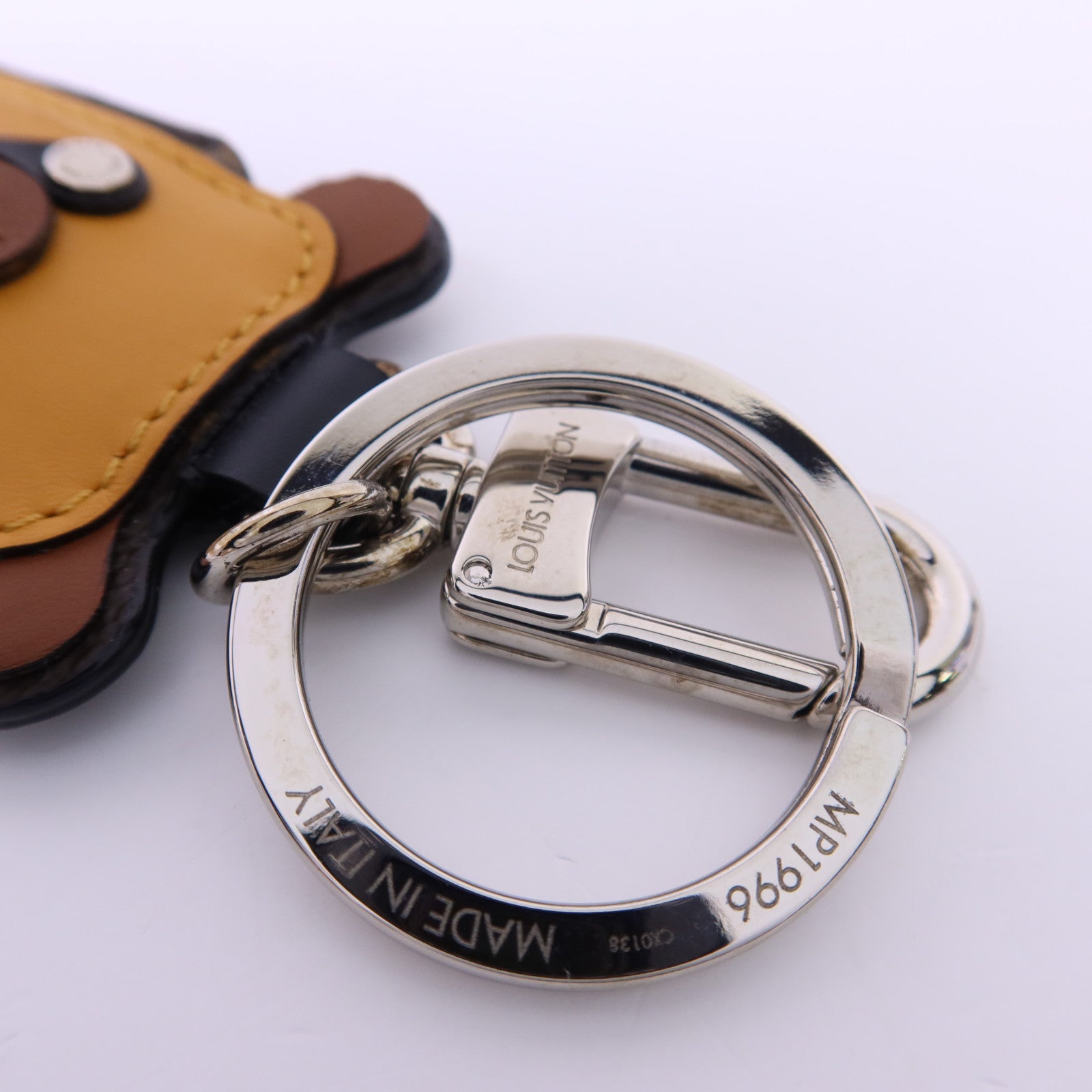 LOUIS VUITTON Monogram Porte Cle Animal Tiger掛飾