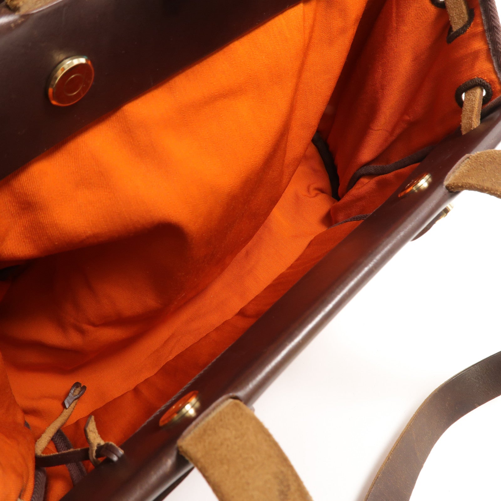 HERMES 帆布Herbag Cabas PM肩背袋Rouge Casaque
