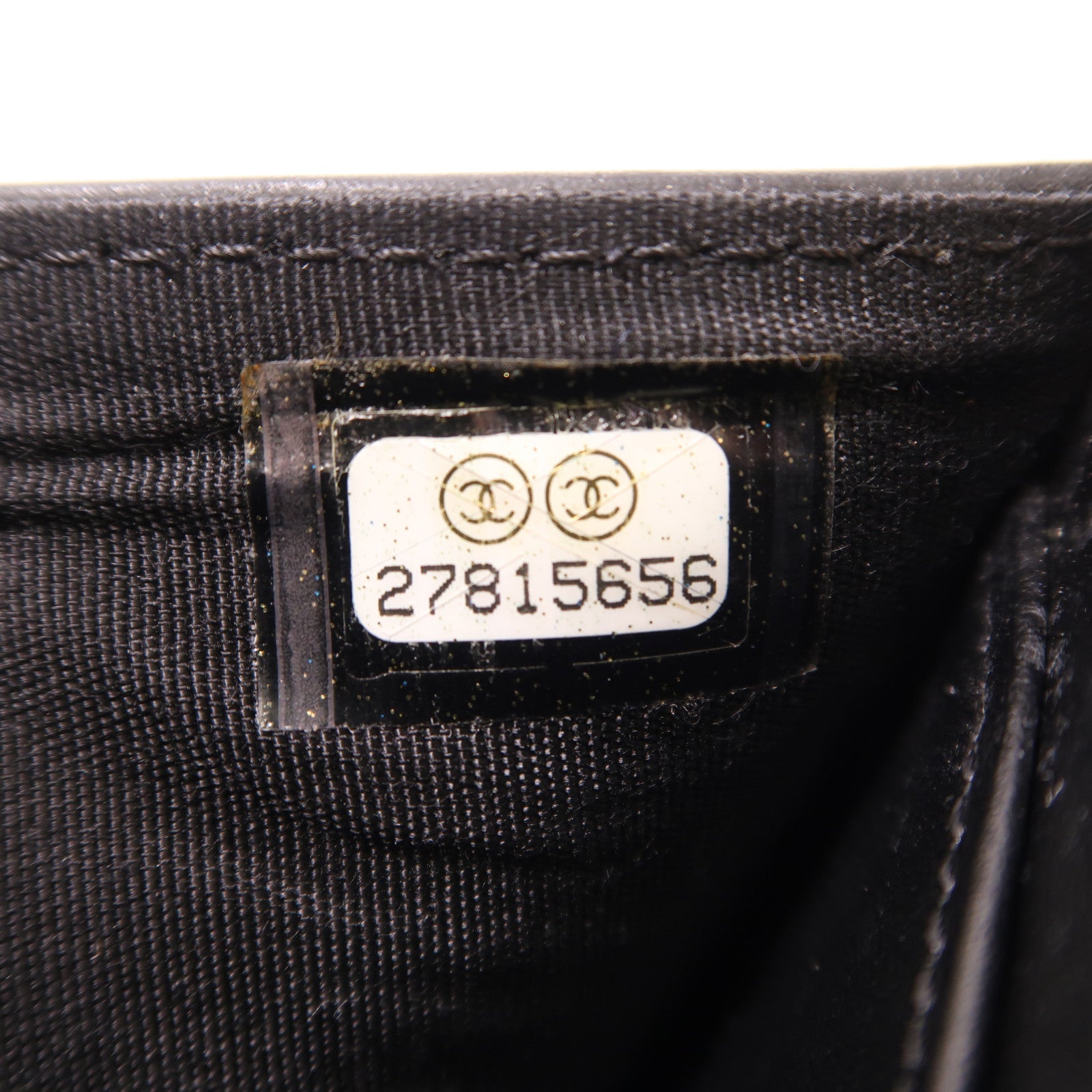 CHANEL CC GHW Wallet Calfskin Leather Navy/Black