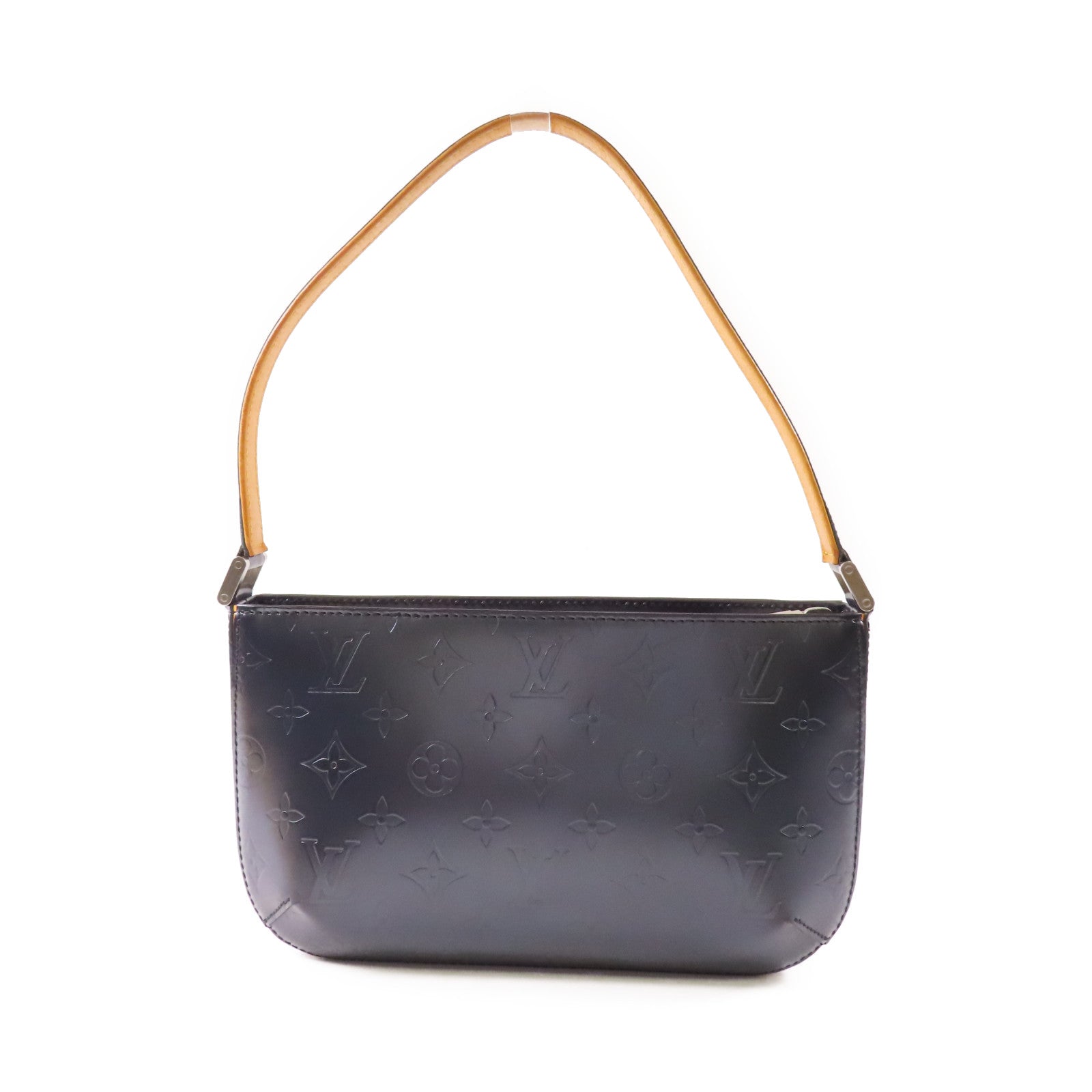 LOUIS VUITTON Monogram Mat Fowler銀扣肩背袋