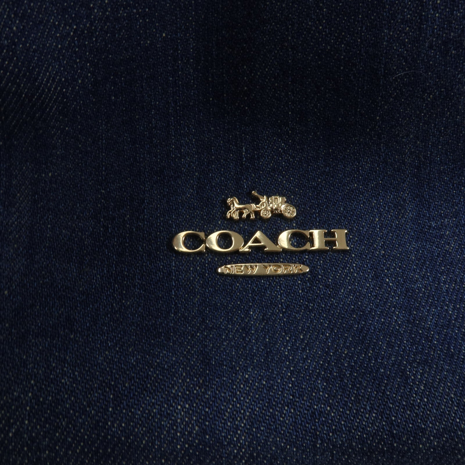 COACH 牛仔布Shoulder Bag手挽肩背兩用袋