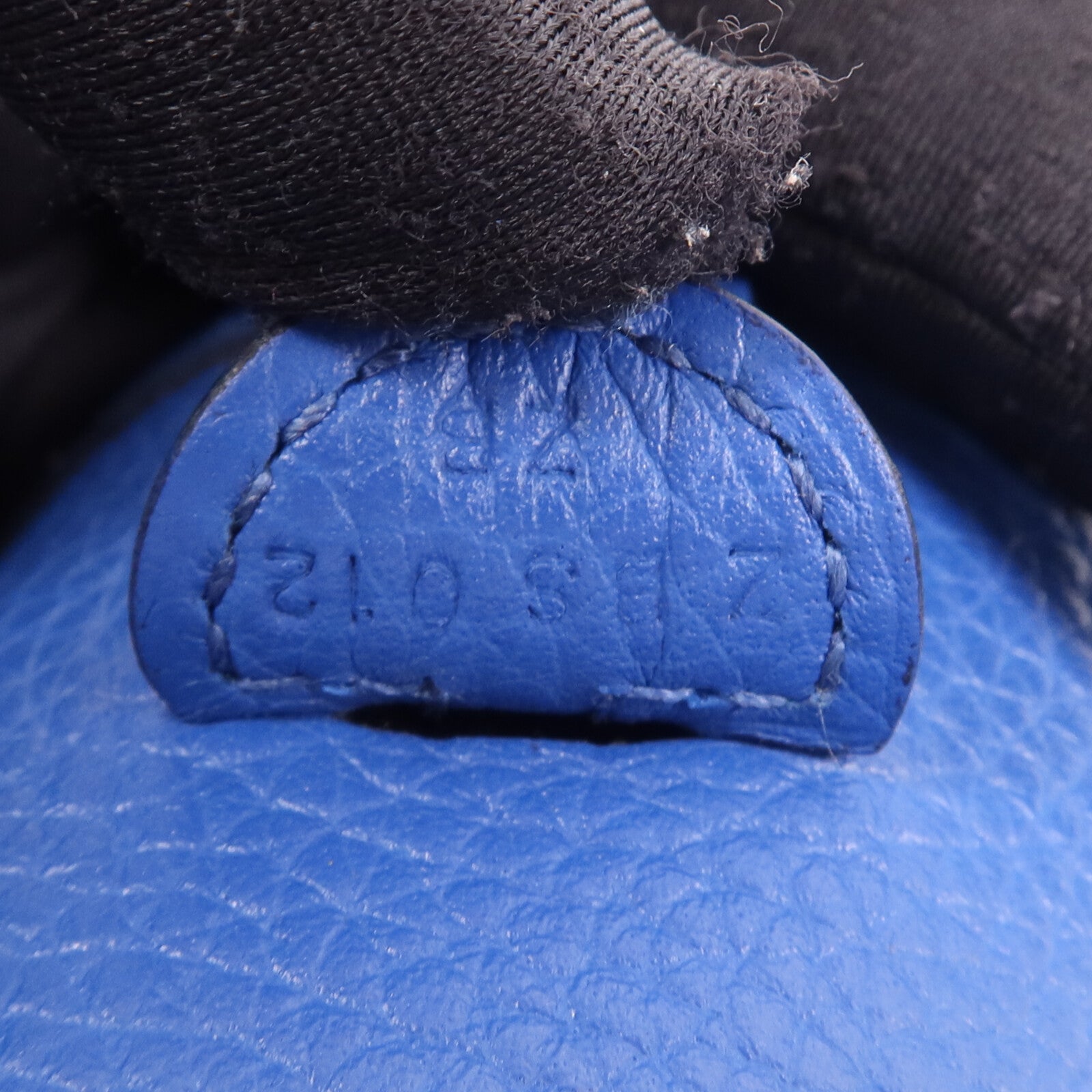 HERMES Clemence皮革Evelyne TPM金扣肩背袋Deep Blue