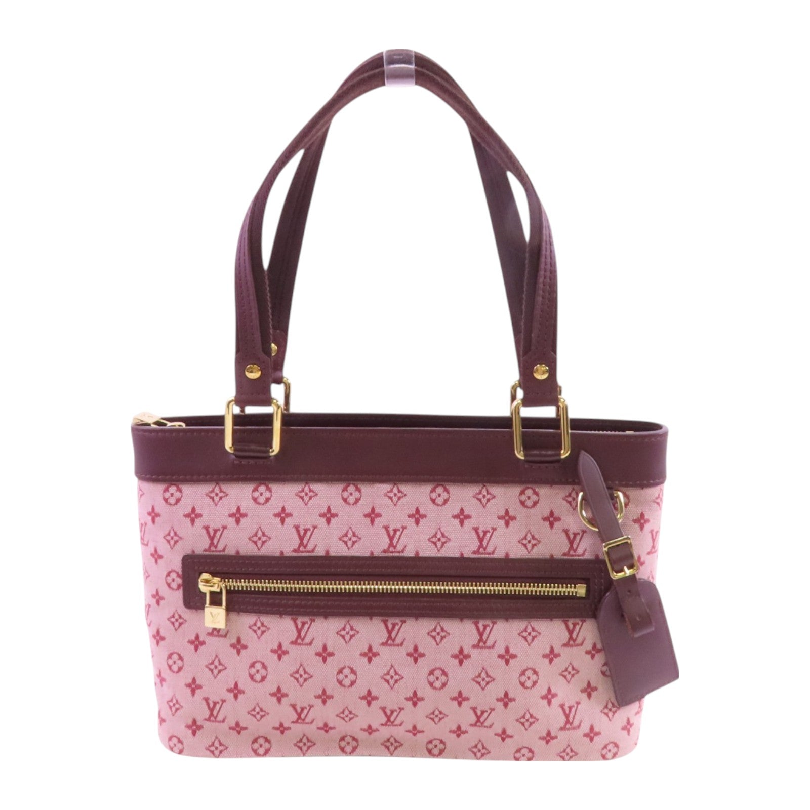 LOUIS VUITTON Monogram-mini Lucille PM金扣手挽袋