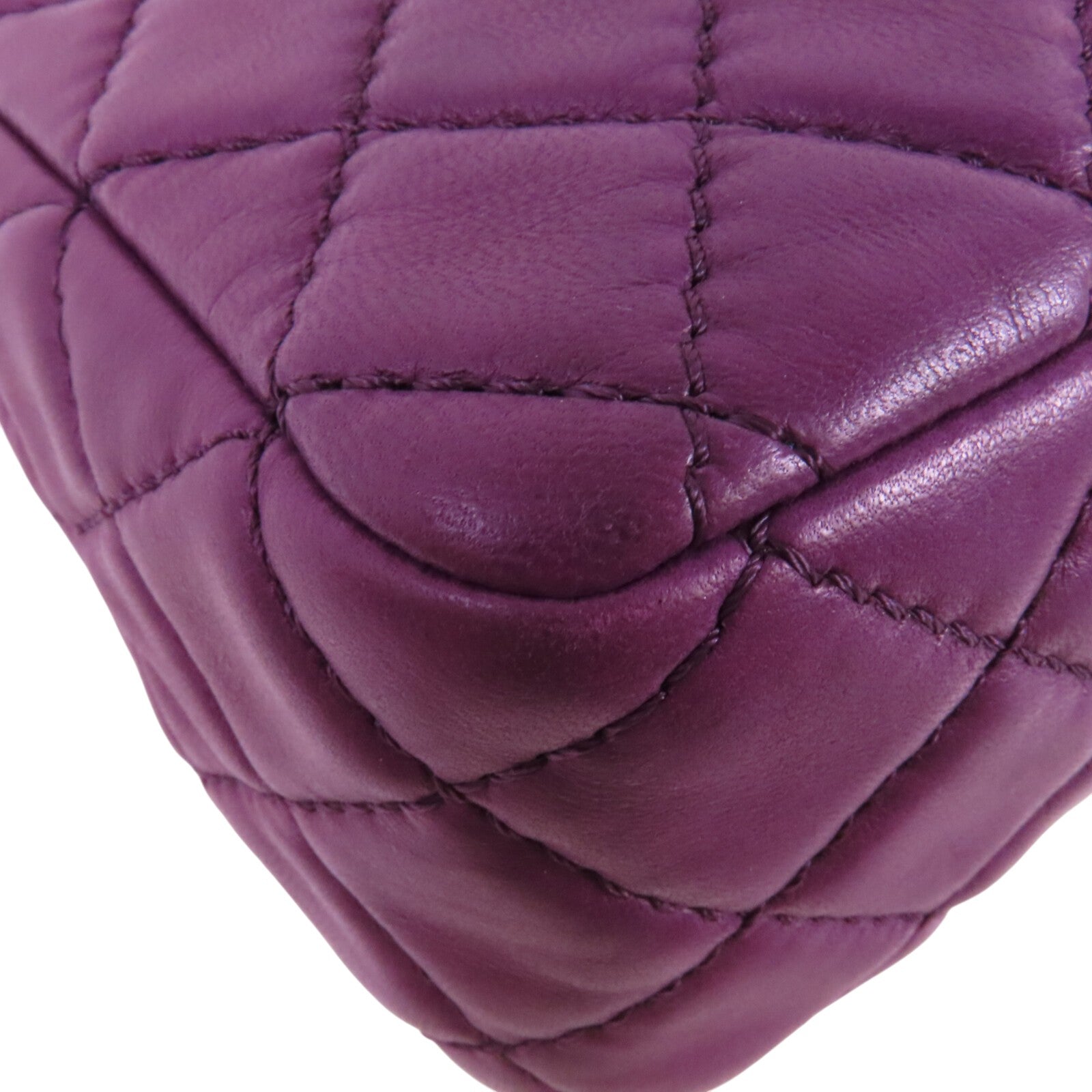 CHANEL 羊皮皮革Classic 25金扣鏈帶肩背袋