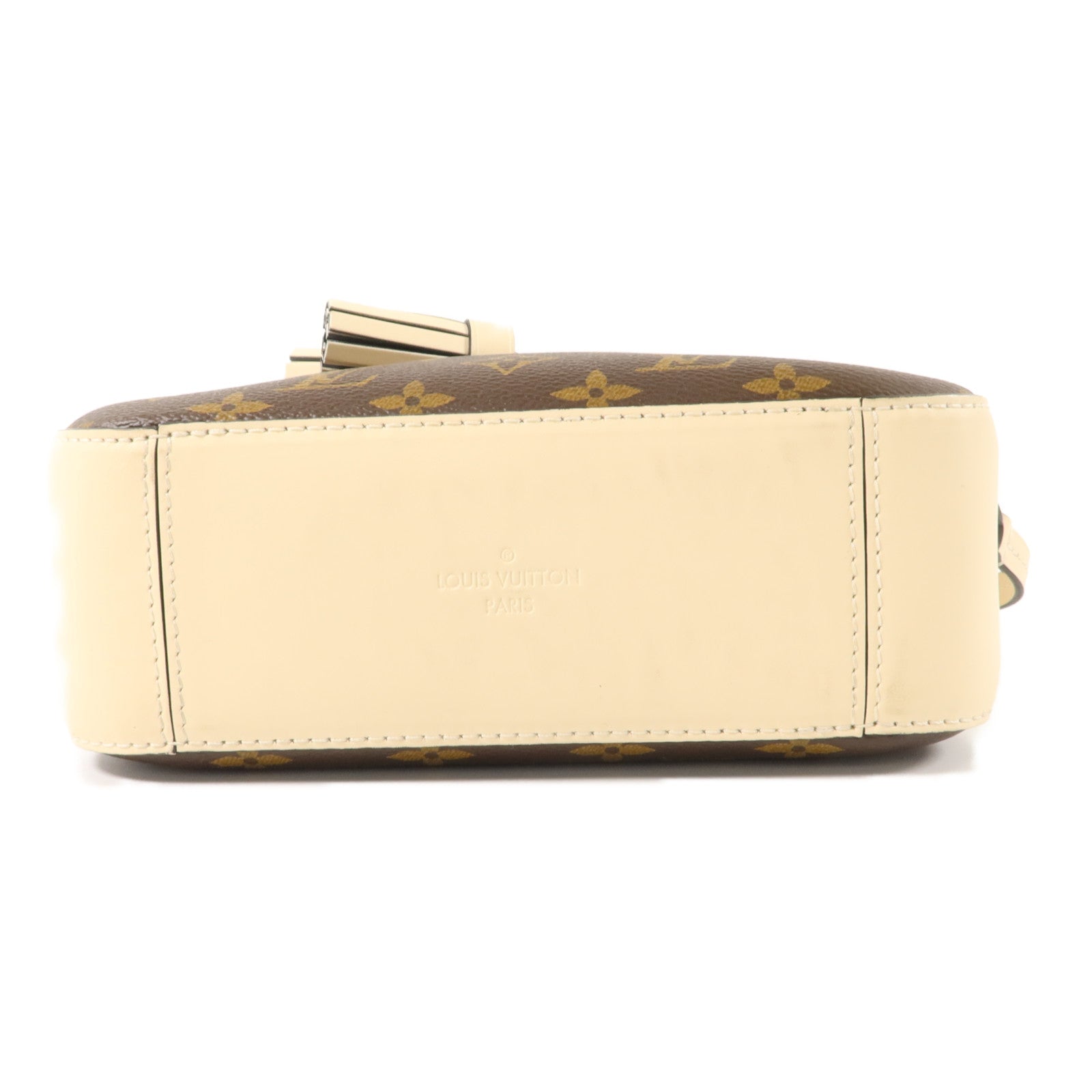 LOUIS VUITTON Monogram Saintonge金扣手挽肩背兩用袋