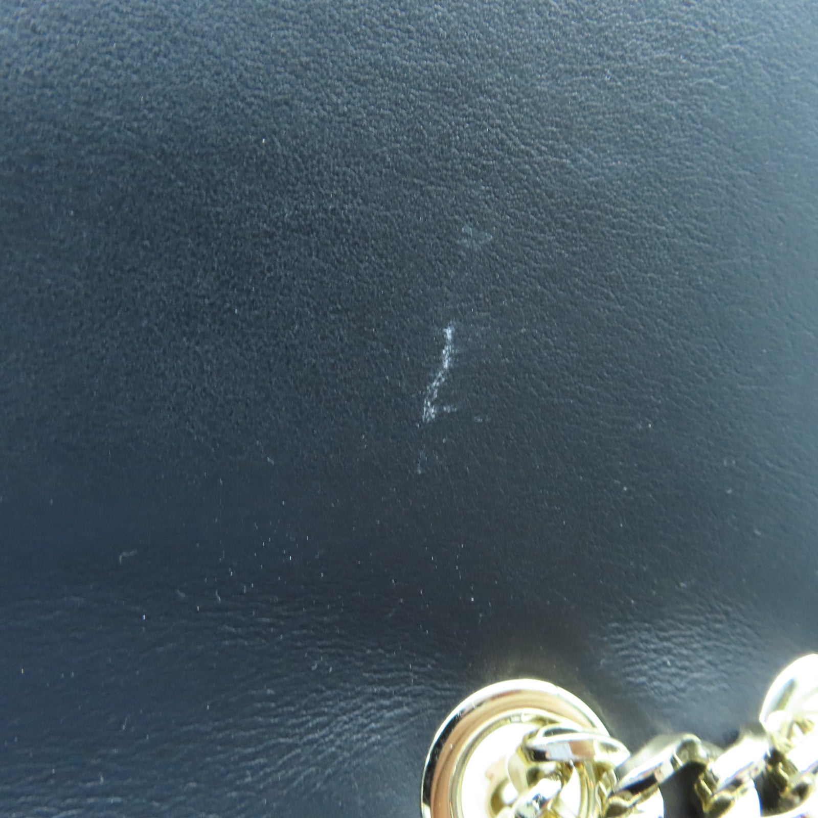 Salvatore Ferragamo Sheepskin Leather Chain Shoulder Gold Buckle Chain Shoulder Bag Pink